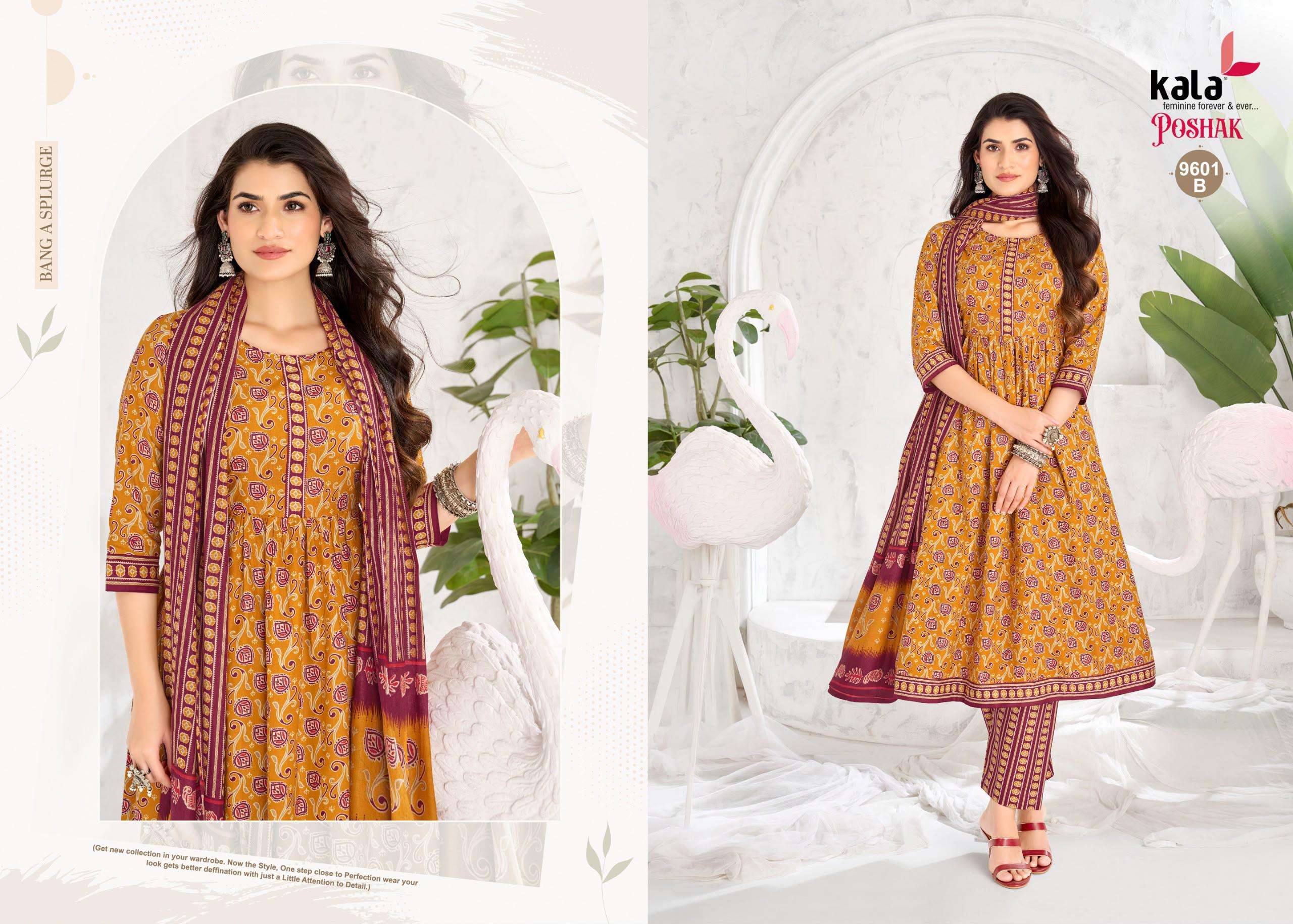 KALA FASHION POSHAK VOL 4 COTTON PRINTED SALWAR SUIT