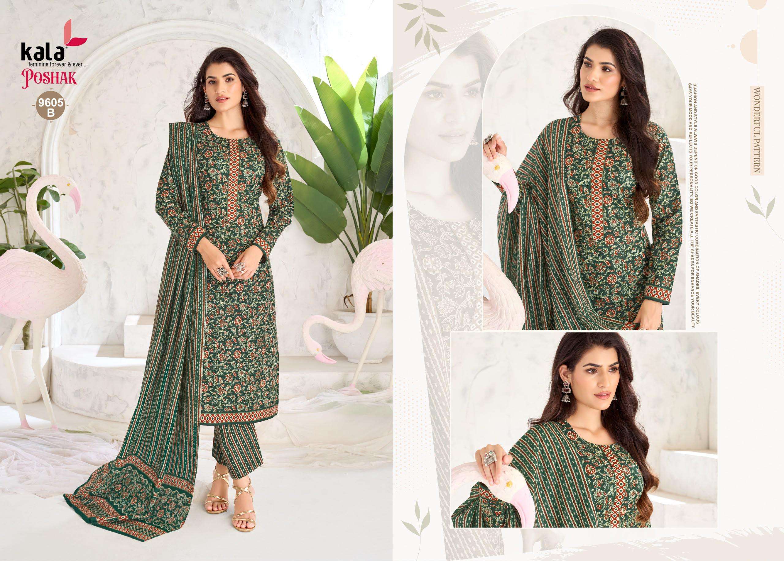 KALA FASHION POSHAK VOL 4 COTTON PRINTED SALWAR SUIT