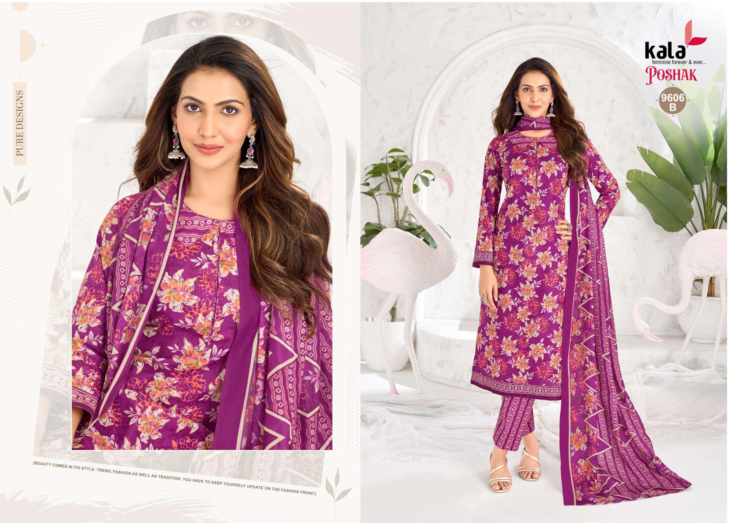 KALA FASHION POSHAK VOL 4 COTTON PRINTED SALWAR SUIT