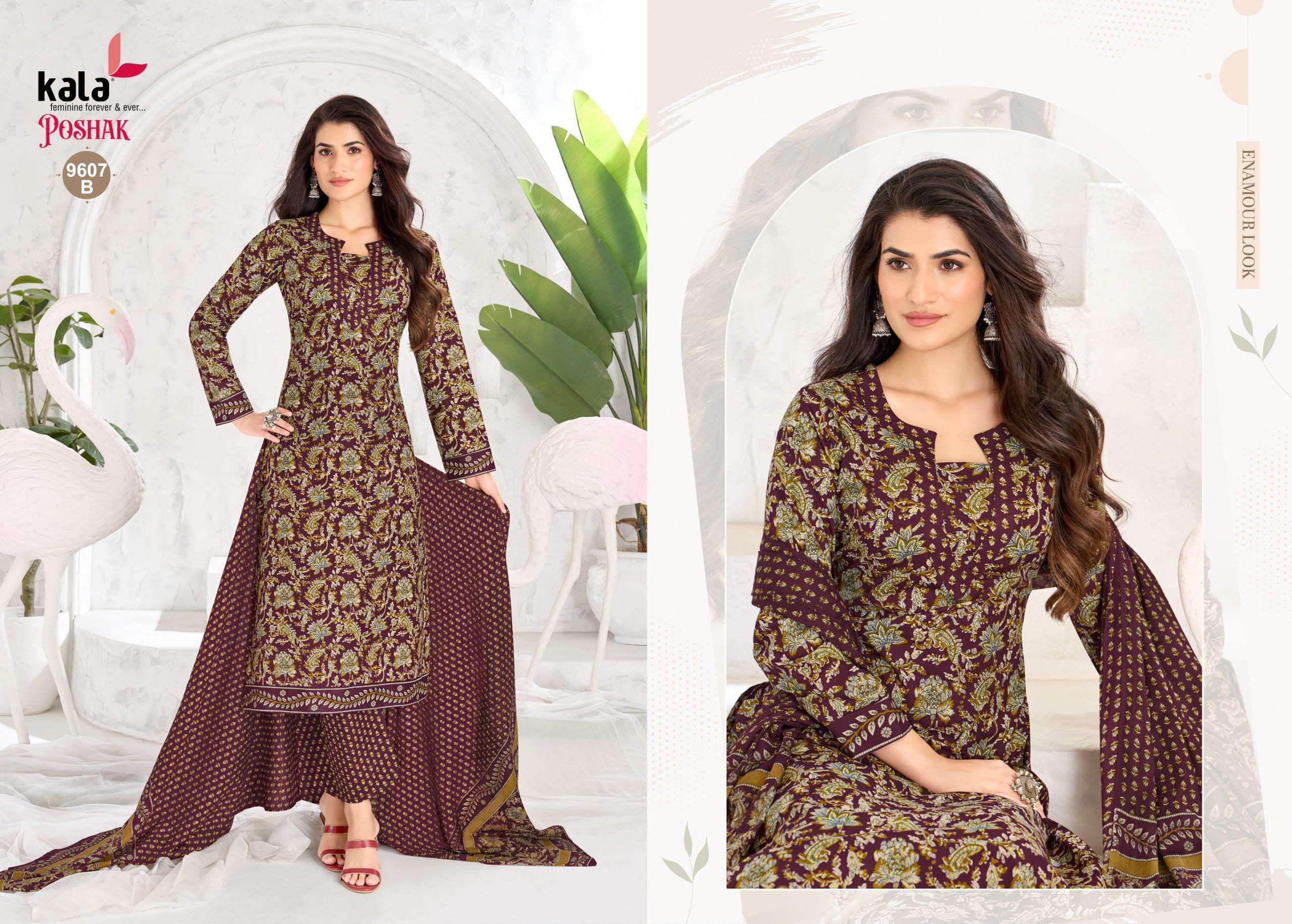 KALA FASHION POSHAK VOL 4 COTTON PRINTED SALWAR SUIT