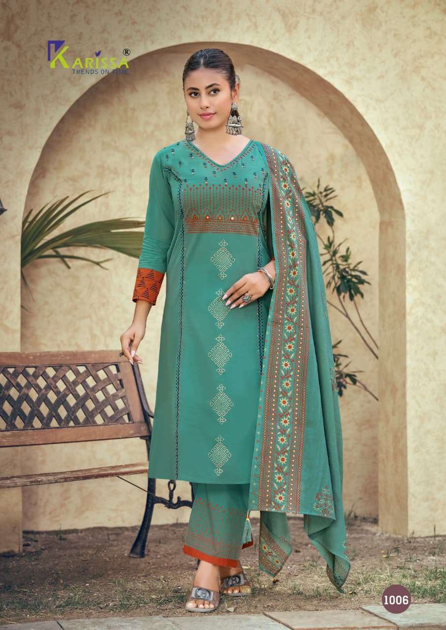 KARISSA KANIKA COTTON FANCY WORKS LADIES 3PCS SET COLLECTION 