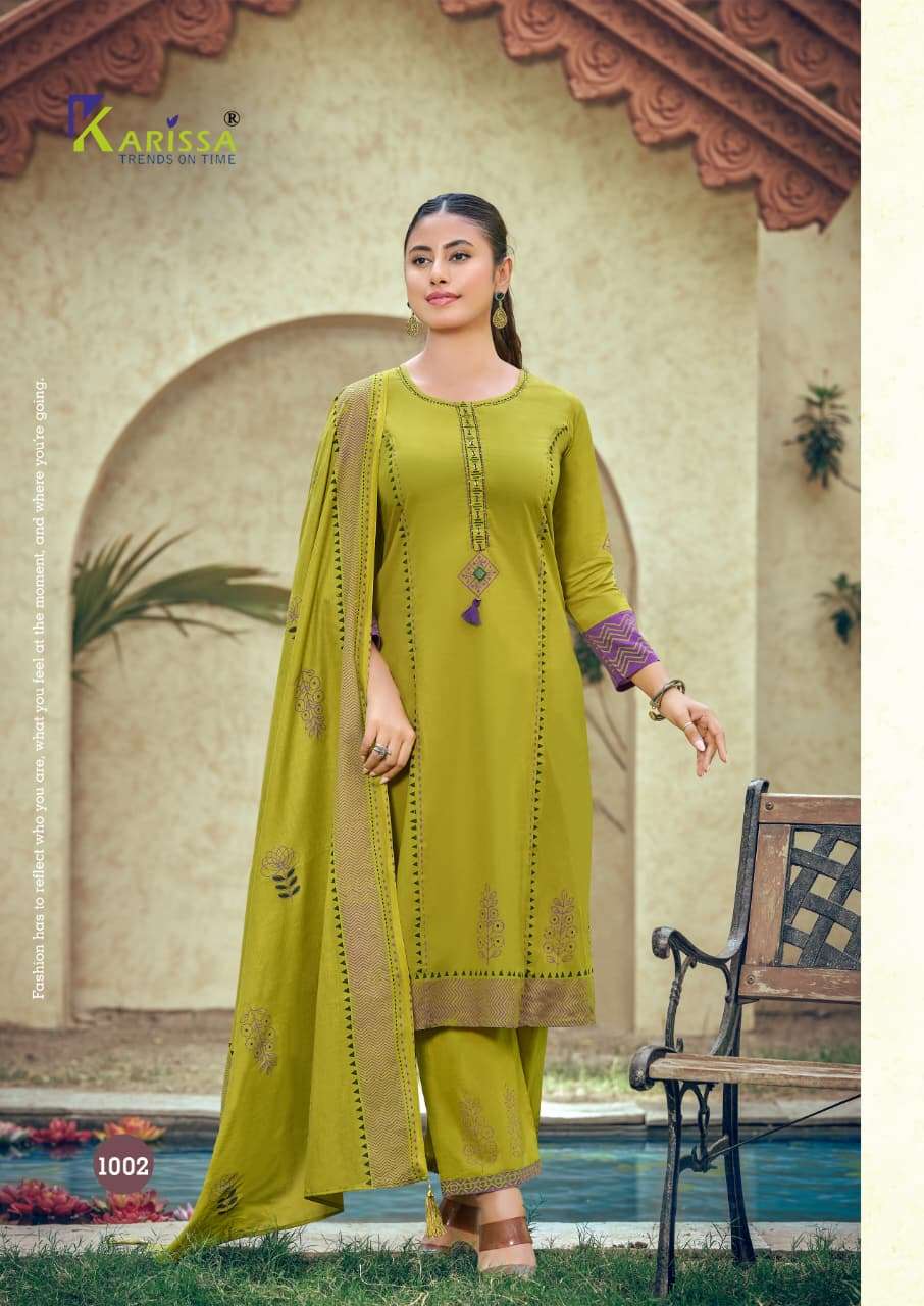 KARISSA KANIKA COTTON FANCY WORKS LADIES 3PCS SET COLLECTION 