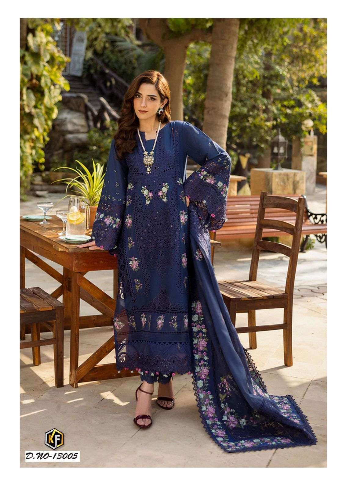 KEVAL FAB KANEEZ HEAVY COTTON LUXURY COLLECTION VOL13 LAWN COTTON DIGITAL PRINT SALWAR SUIT