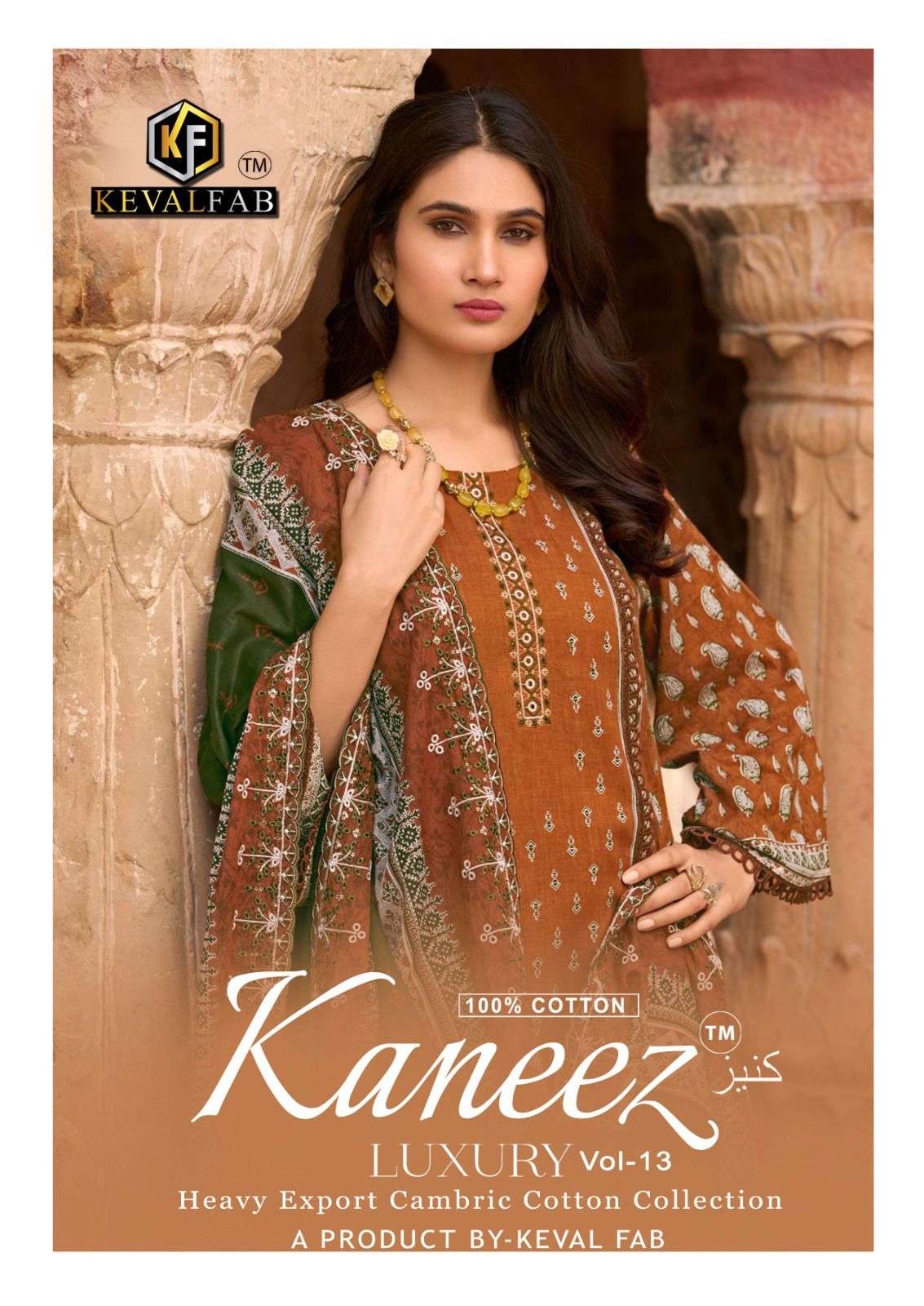 KEVAL FAB KANEEZ HEAVY COTTON LUXURY READY MADE COLLECTION VOL13 
