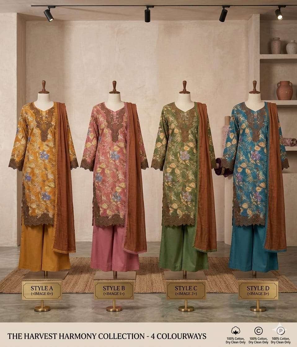 KHAS FASHION D NO 65 RAYON PRINT WITH FANCY PATCH EMBROIDERY WORK READY MADE SUIT