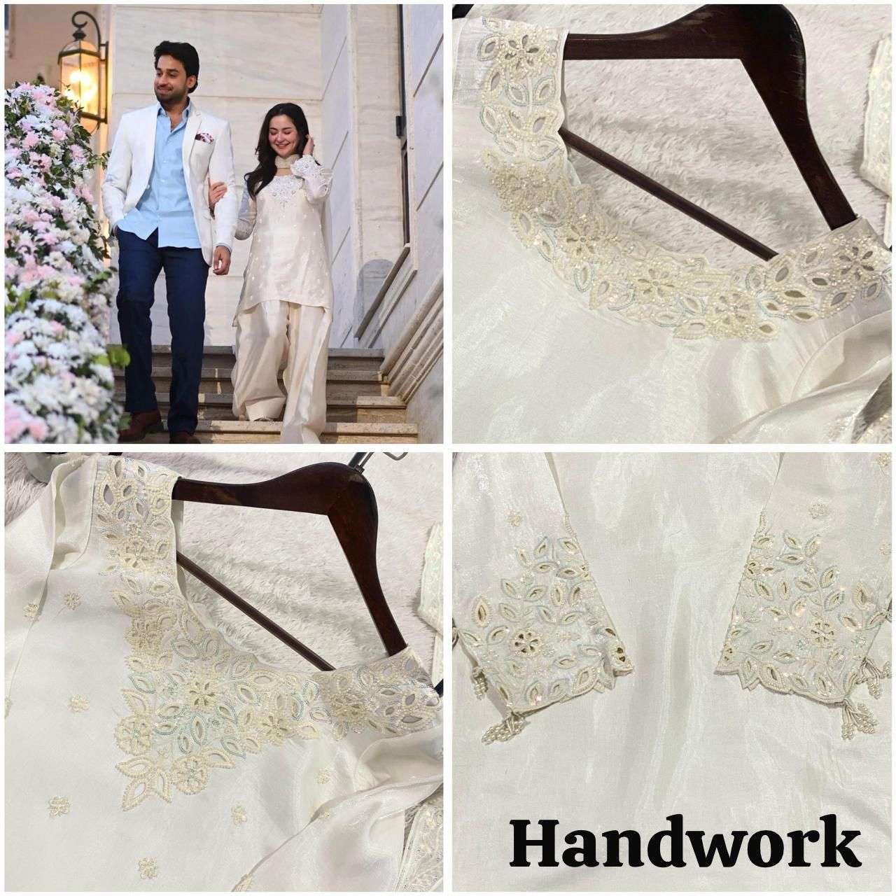 LG 2075 SILK GORGEOUS PARTY WEAR DESIGNER LOOK TOP FARSI SALWAAR WITH DUPATTA SET 