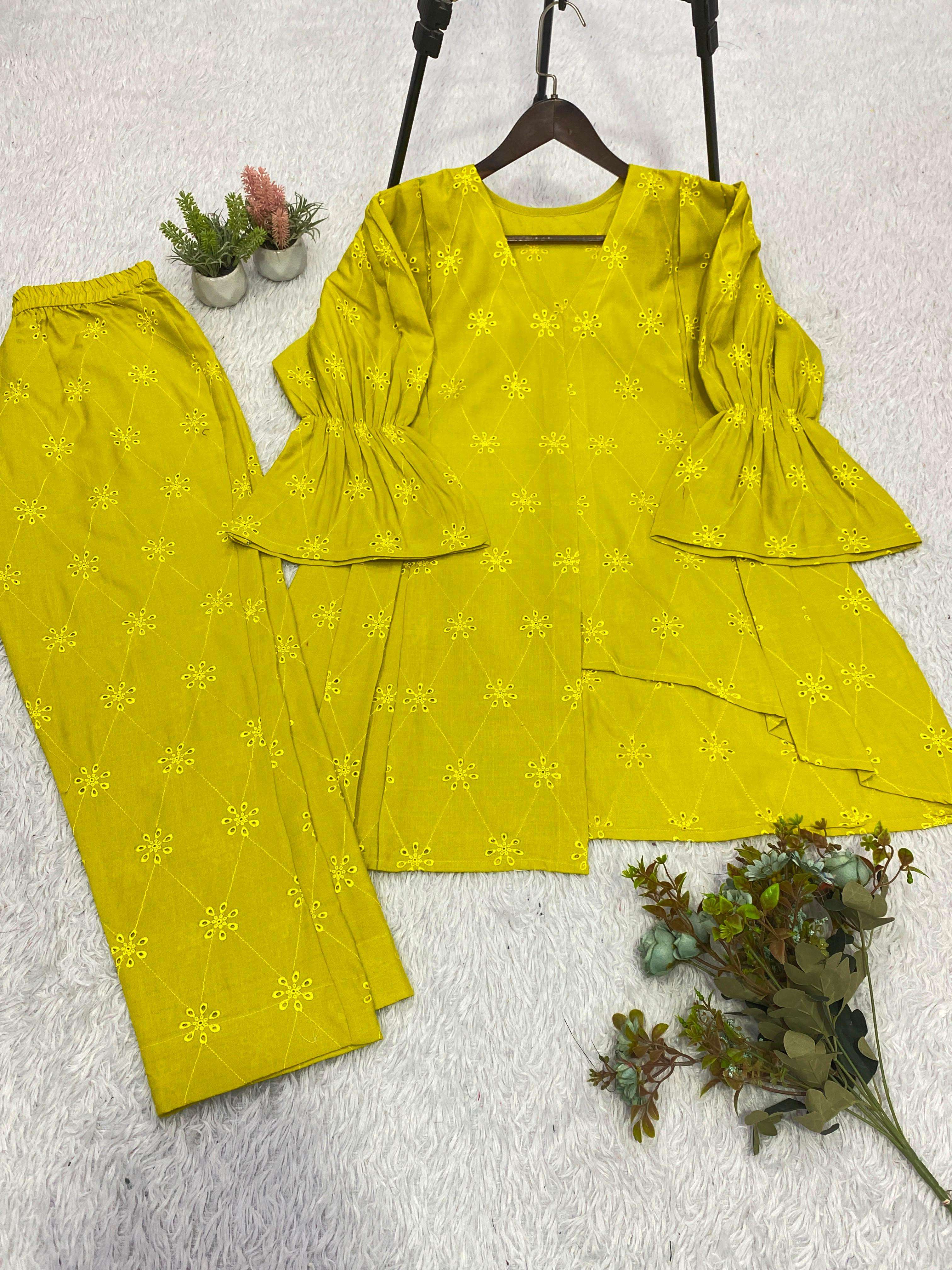 LG 2111 COTTON FANCY SUMMER SEASON WEAR TRENDY CO-ORD SET