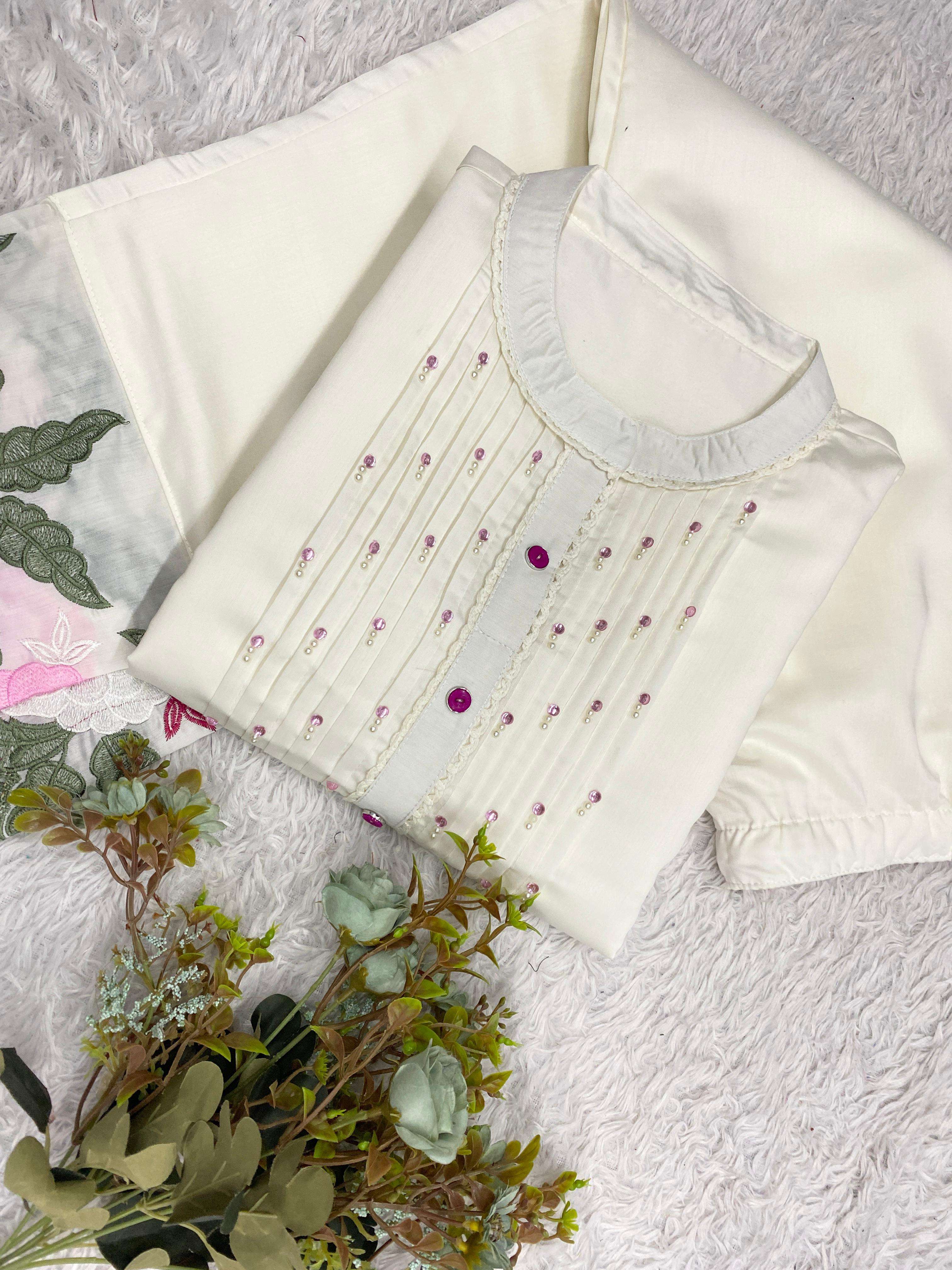 LG 2115 SILK SUMMER SEASON WEAR PREETY LOOKS TRENDY CO-ORD SET