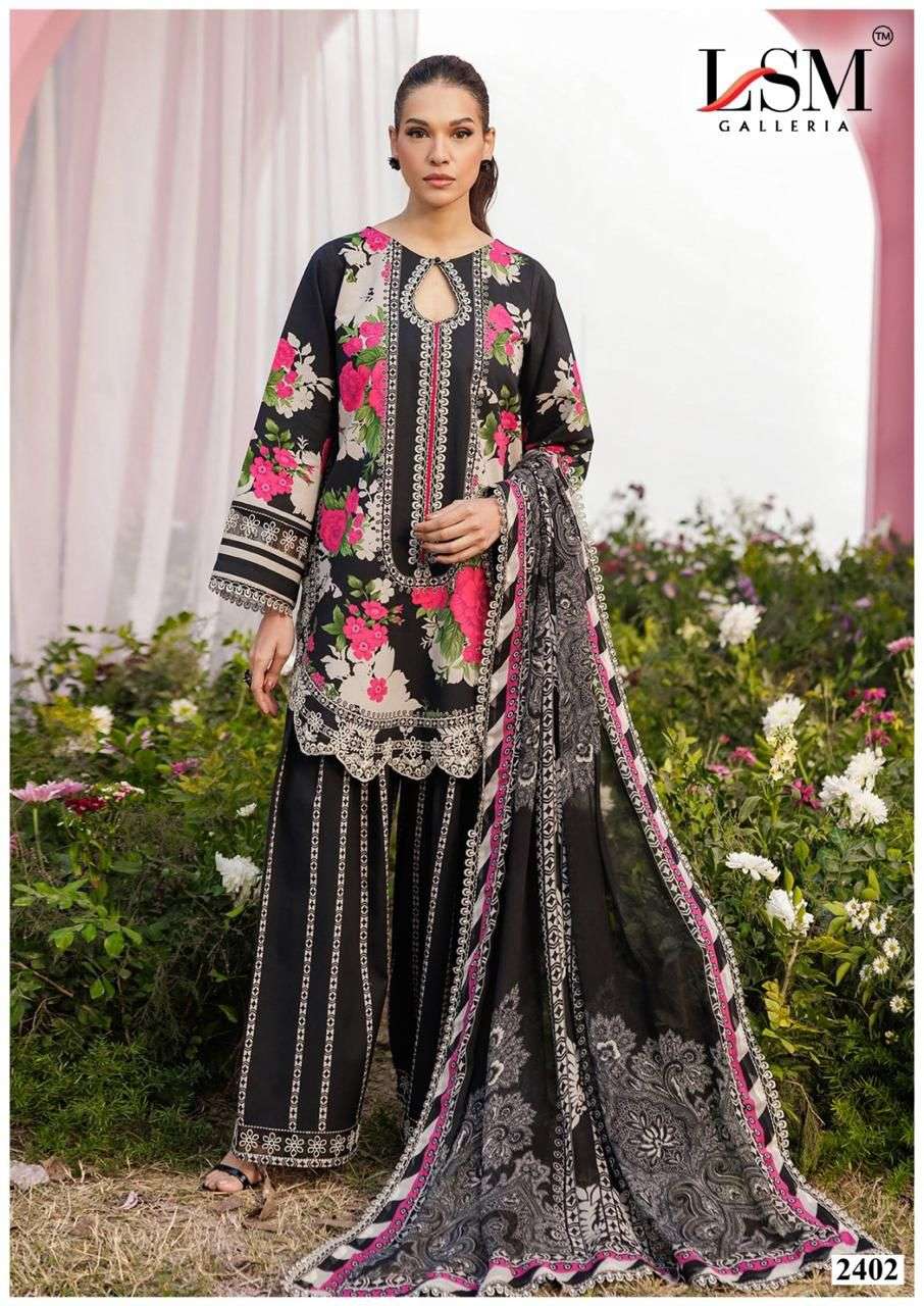 LSM GALLERIA PARIAN DREAM HEAVY LUXURY LAWN COLLECTION VOL 24
