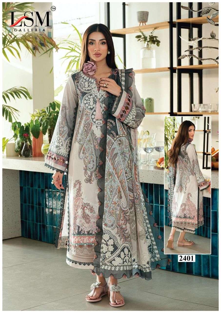 LSM GALLERIA PARIAN DREAM HEAVY LUXURY LAWN READY MADE COLLECTION VOL 24