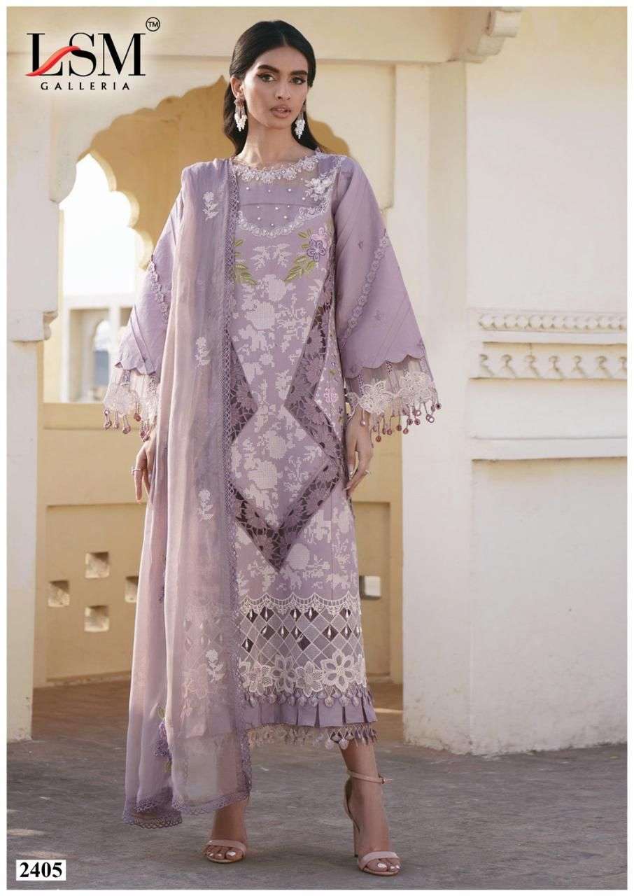 LSM GALLERIA PARIAN DREAM HEAVY LUXURY LAWN READY MADE COLLECTION VOL 24