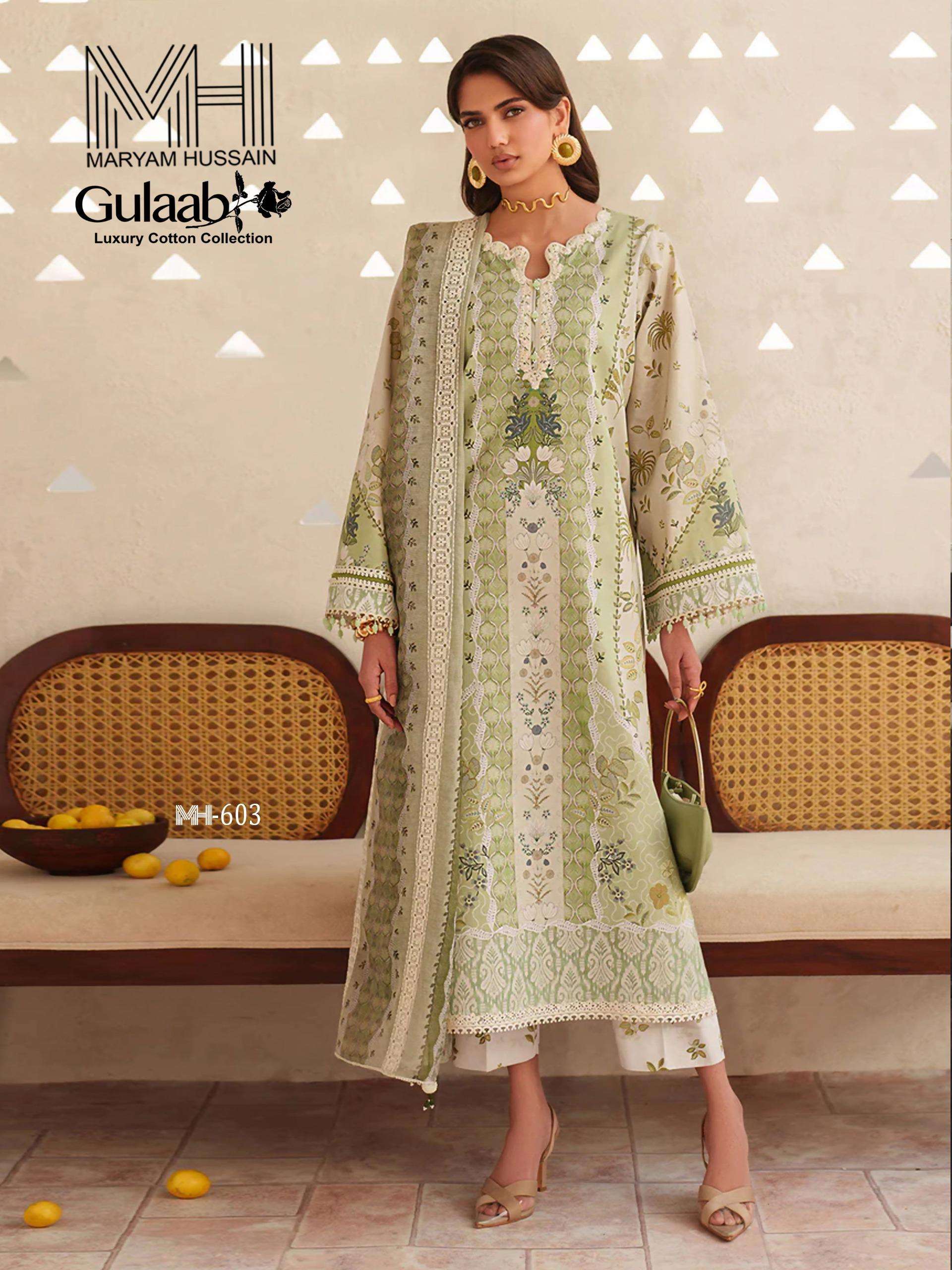 MARYAM HUSSAIN GULAAB VOL 6 COTTON DIGITAL KARACHI STYLE PRINT SALWAR SUIT