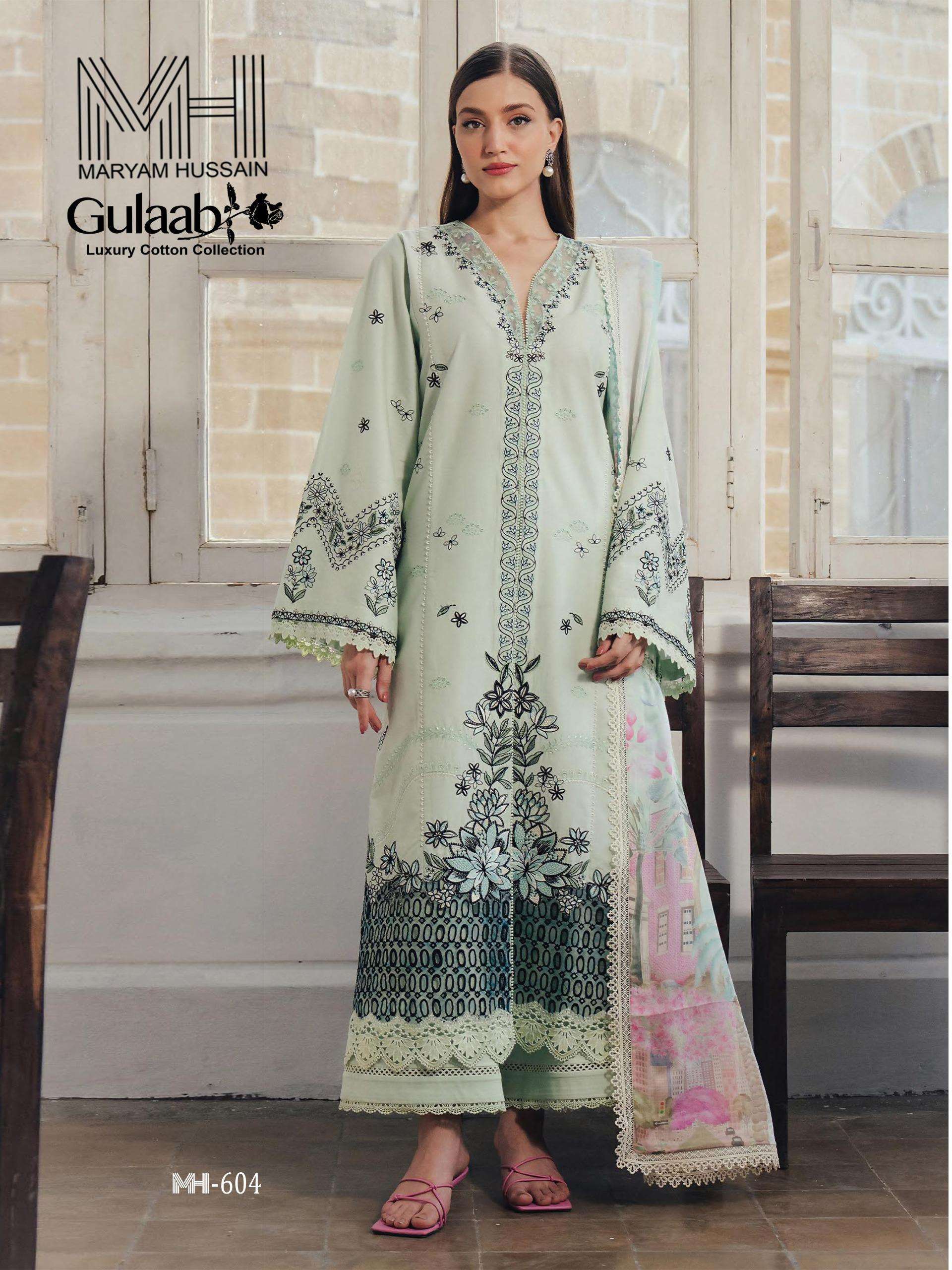MARYAM HUSSAIN GULAAB VOL 6 COTTON DIGITAL KARACHI STYLE PRINT SALWAR SUIT