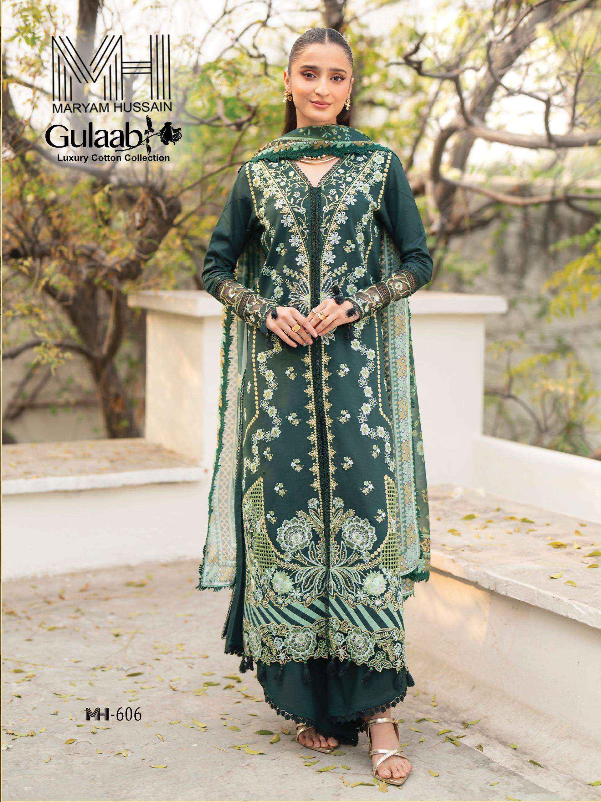 MARYAM HUSSAIN GULAAB VOL 6 COTTON DIGITAL KARACHI STYLE PRINT SALWAR SUIT