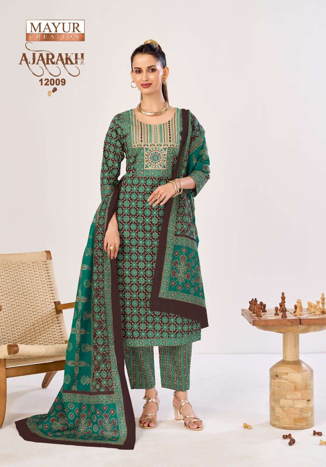 MAYUR CREATION AJARAKH VOL 12 READY MADE COLLECTION 
