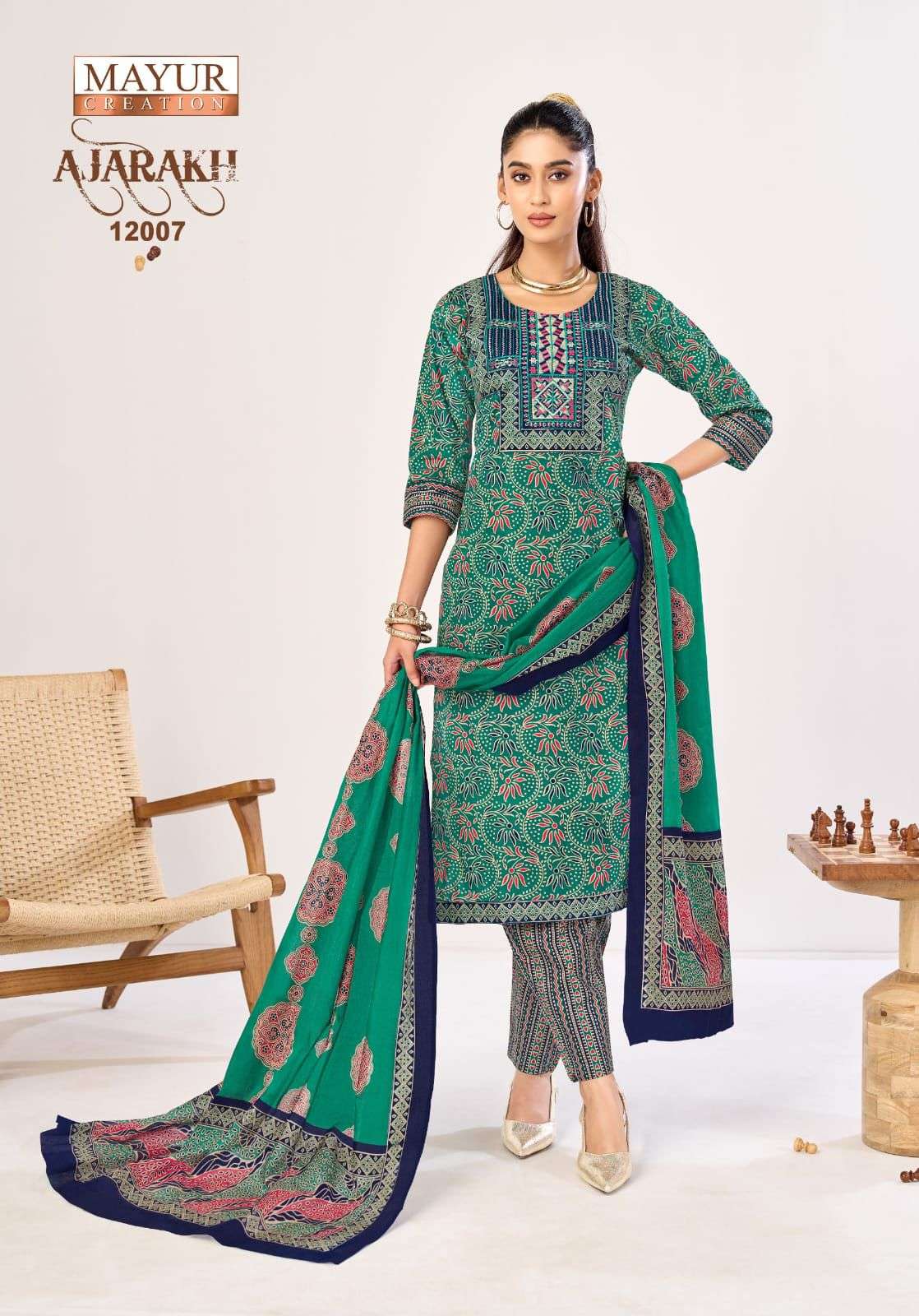 MAYUR CREATION AJARAKH VOL 12 READY MADE COLLECTION 