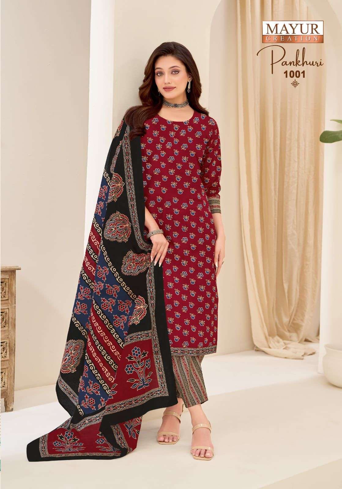 MAYUR CREATION PANKHURI VOL 1 COTTON PRINTED LADIES SALWAR SUIT