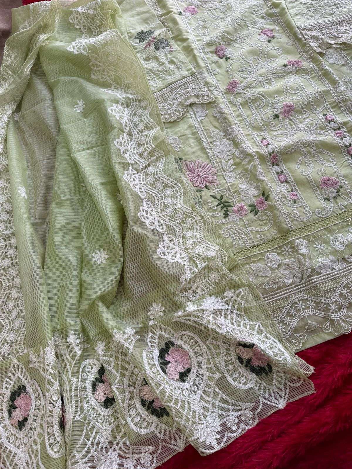 MEHBOOB TEX OMBRE NX VOL 13 COTTON EMBROIDERY DESIGNER WORK PAKISTANI SUIT