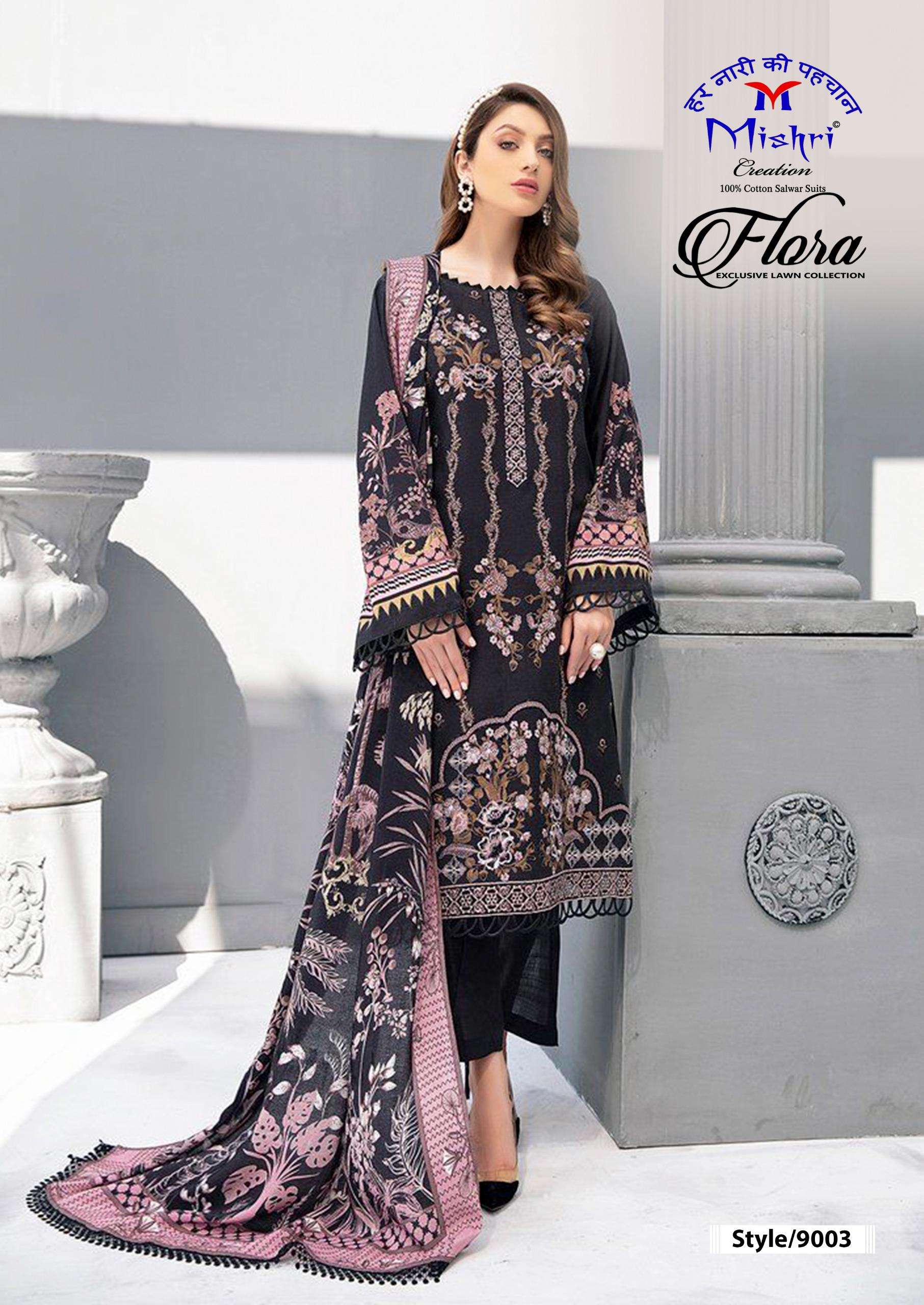 MISHRI CREATION FLORA VOL 9 LAWN COTTON DIGITAL PRINT SALWAR SUIT 