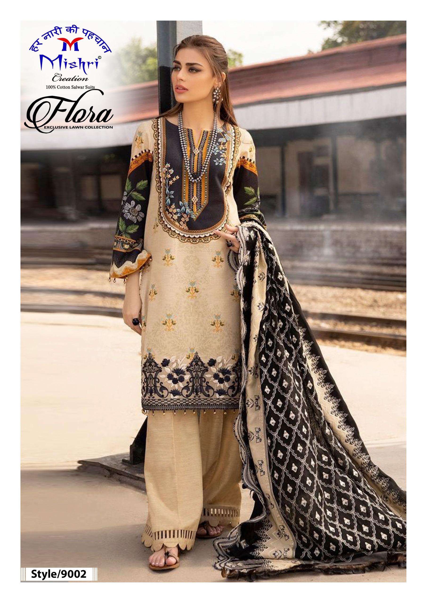 MISHRI CREATION FLORA VOL 9 LAWN COTTON DIGITAL PRINT SALWAR SUIT 