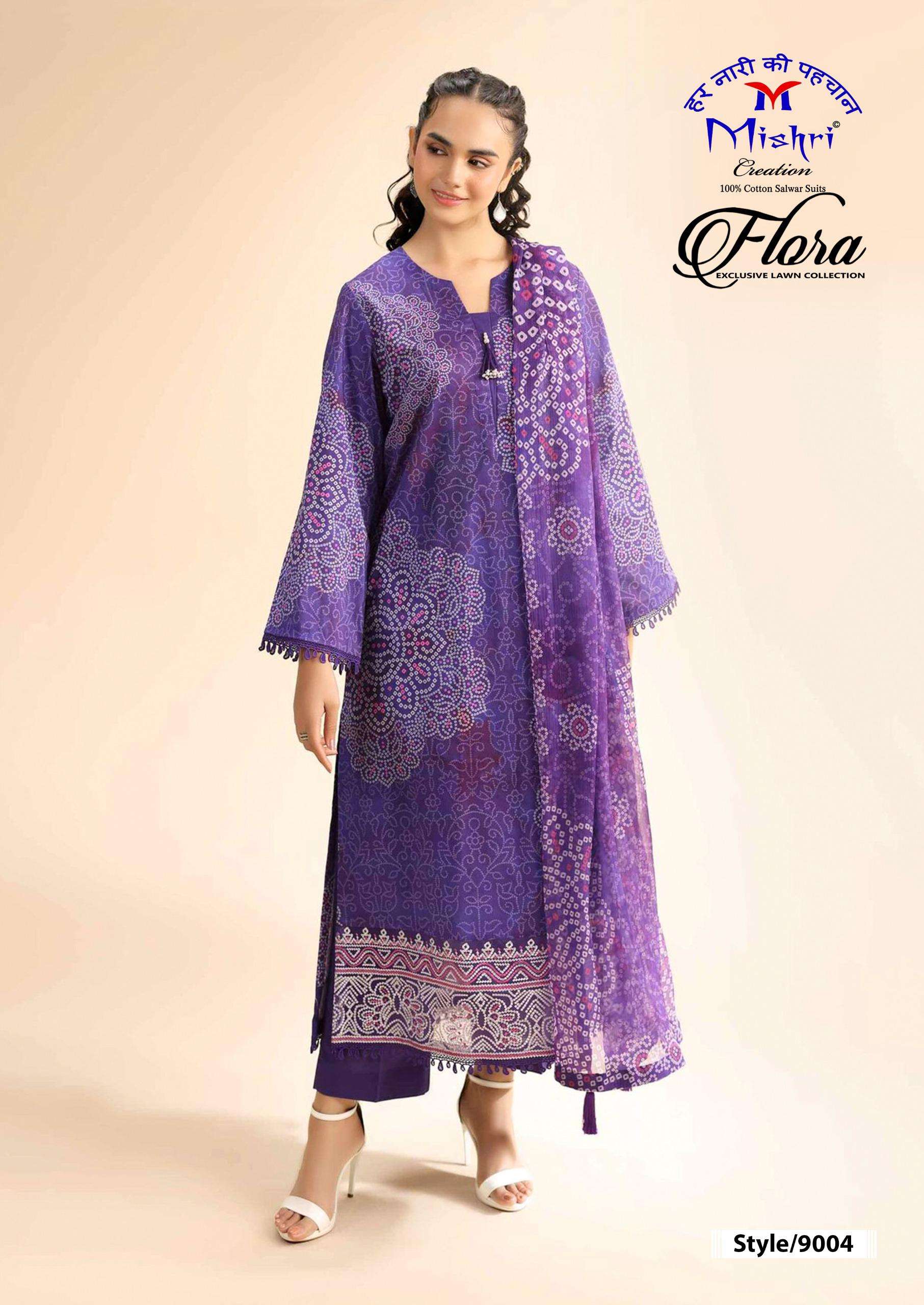 MISHRI CREATION FLORA VOL 9 LAWN COTTON DIGITAL PRINT SALWAR SUIT 