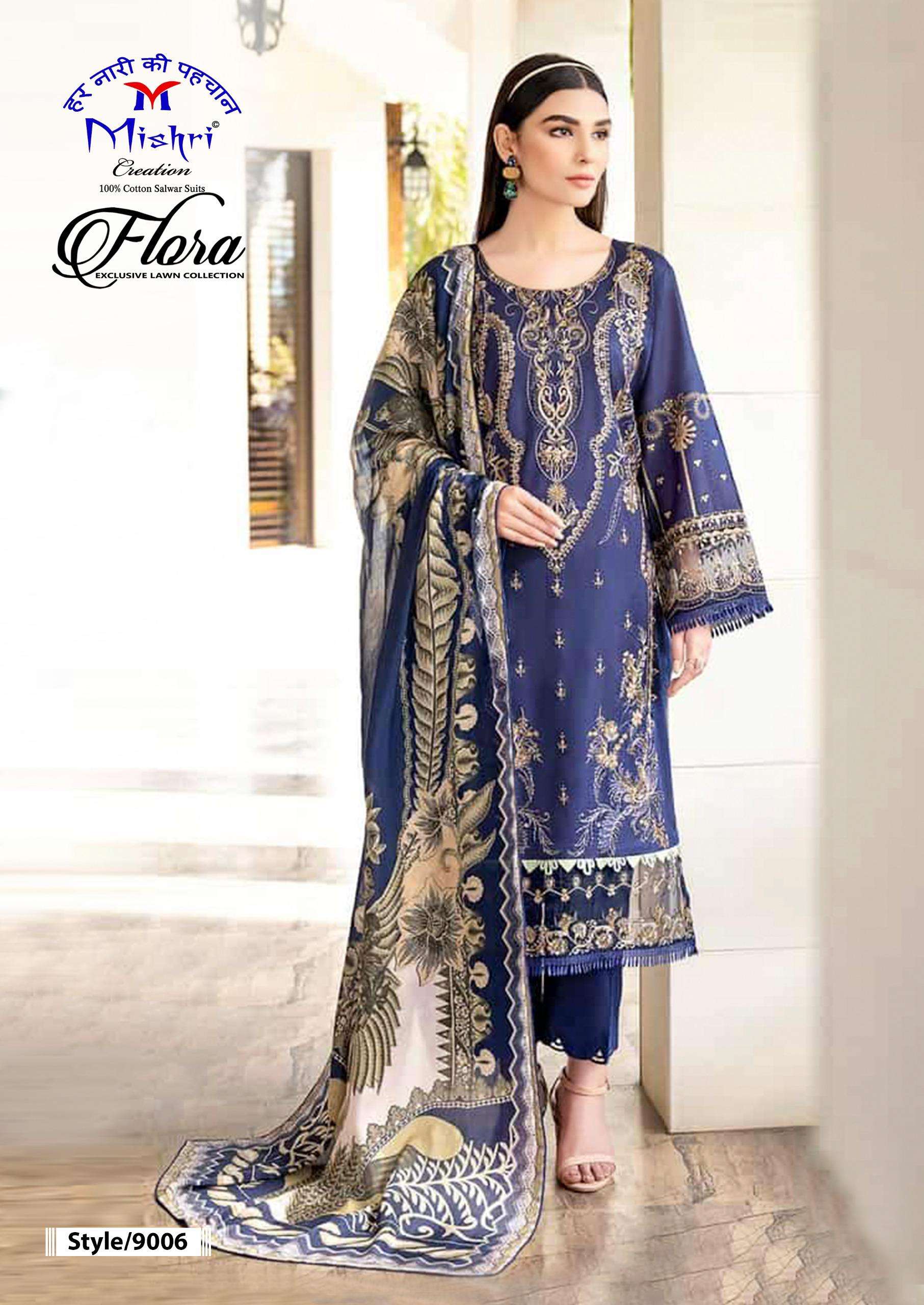 MISHRI CREATION FLORA VOL 9 LAWN COTTON DIGITAL PRINT SALWAR SUIT 