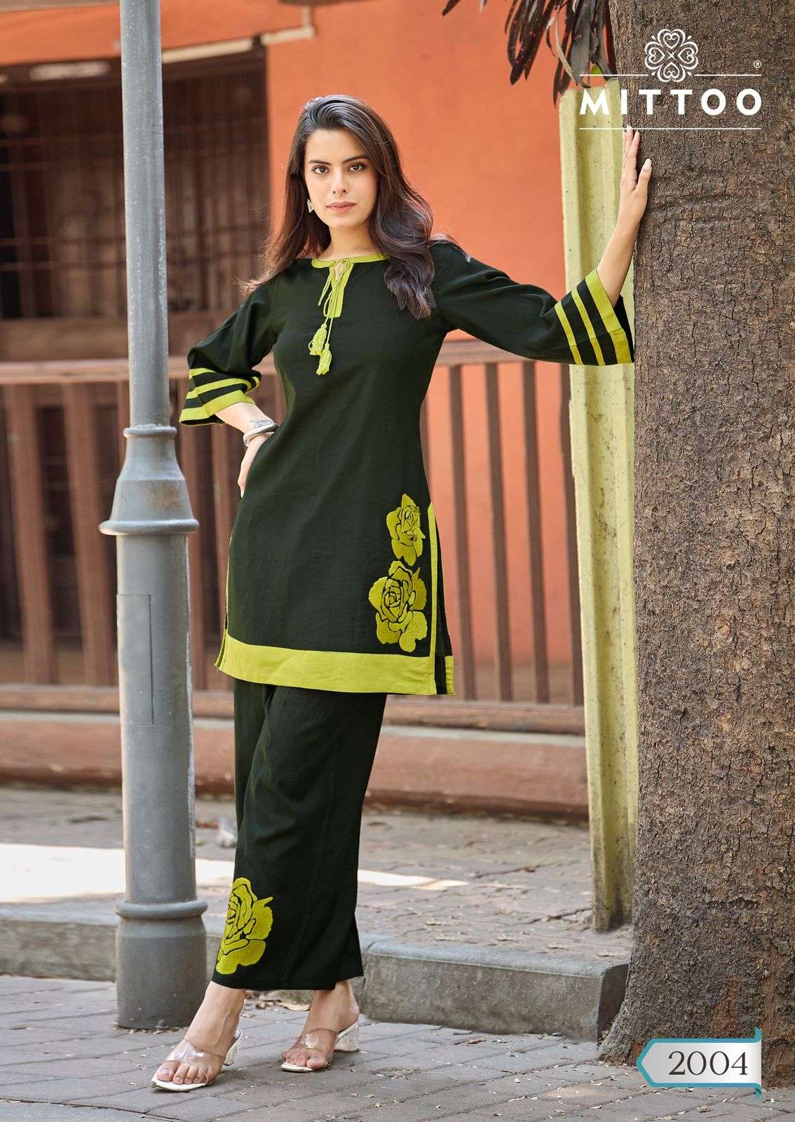 MITTOO MARINE LIFE VISCOSE FANCY SUMMER WEAR LADIES CO-ORD SET