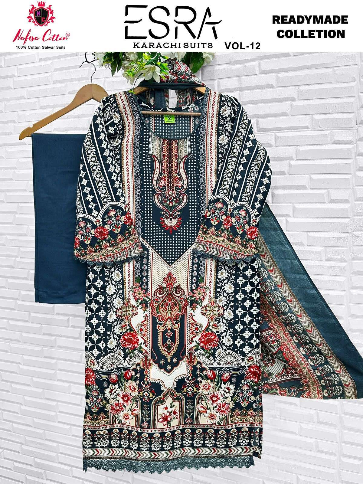 NAFISA COTTON ESRA VOL 12 READY MADE COLLECTION 