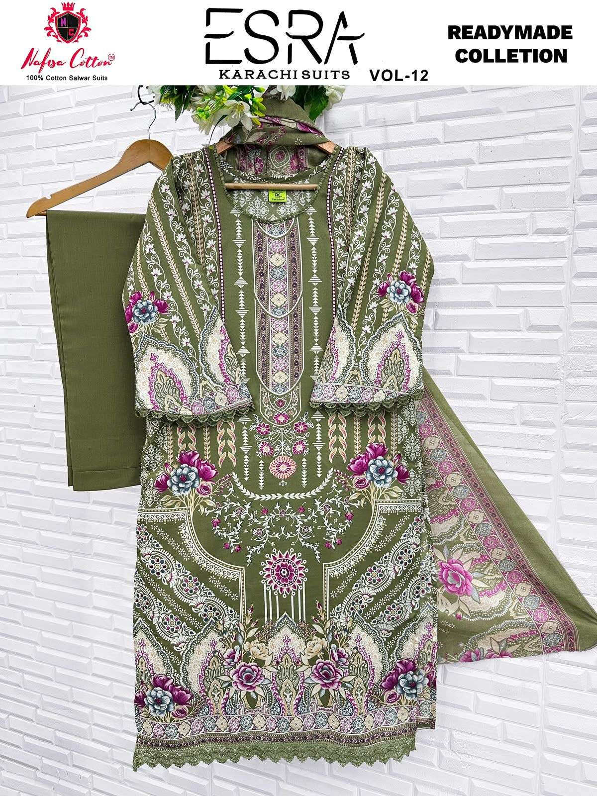 NAFISA COTTON ESRA VOL 12 READY MADE COLLECTION 
