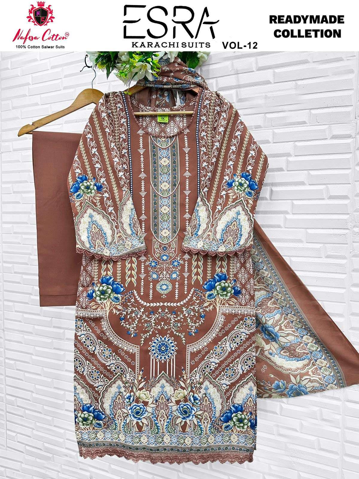 NAFISA COTTON ESRA VOL 12 READY MADE COLLECTION 
