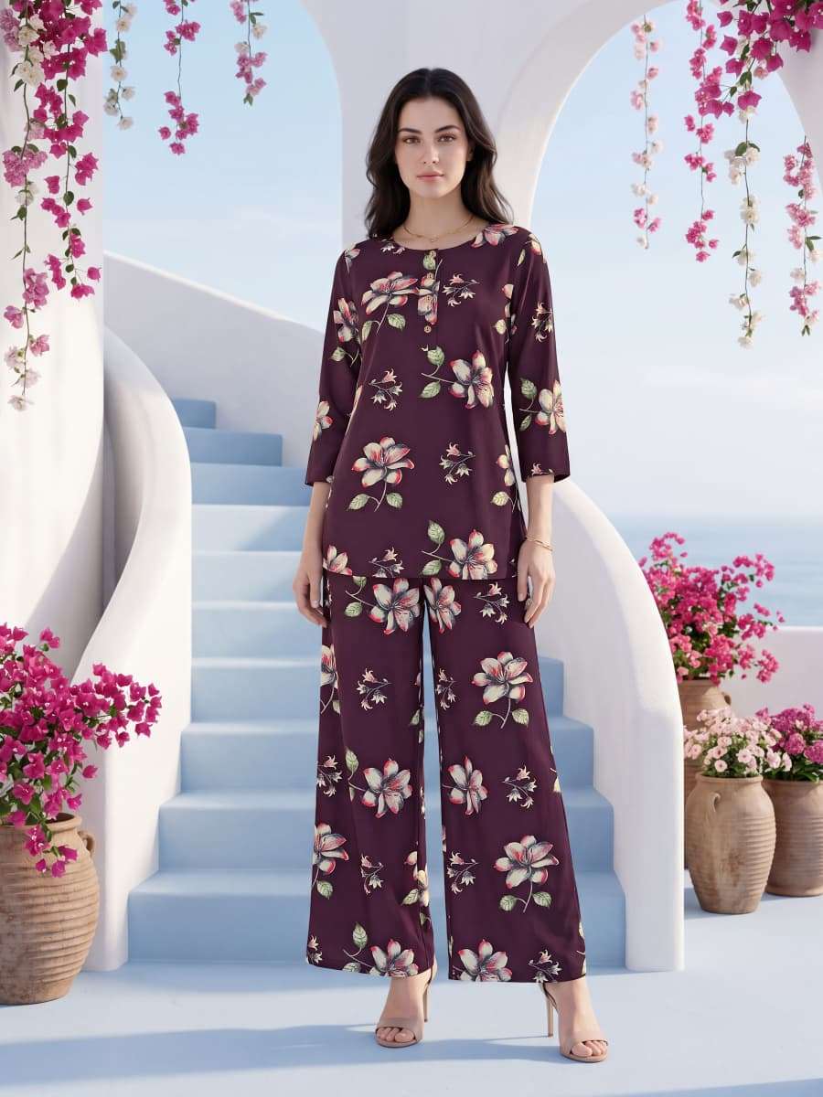 OSSM GLAMOUR VOL 2 RAYON PRINT FANCY SUMMER WEAR LADIES CO-ORD SET 