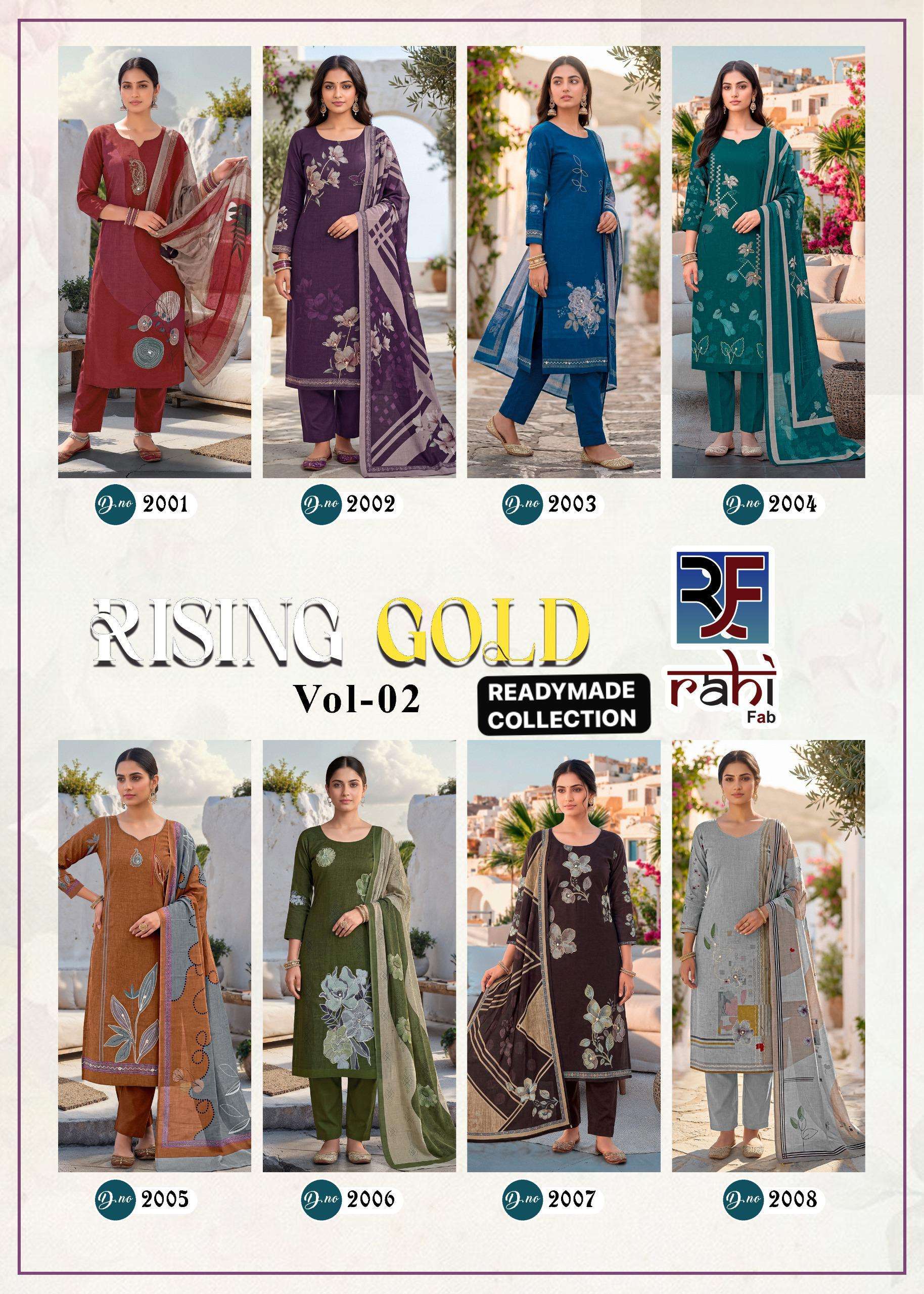 RAHI FAB RISING GOLD VOL 2 READY MADE COLLECTION 