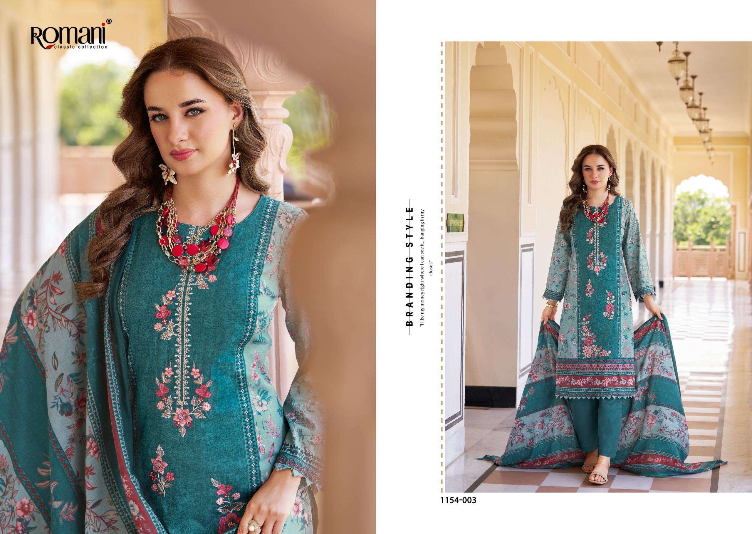 ROMANI AARZU VOL 34 COTTON DIGITAL PRINT WITH FANCY WORK SUIT