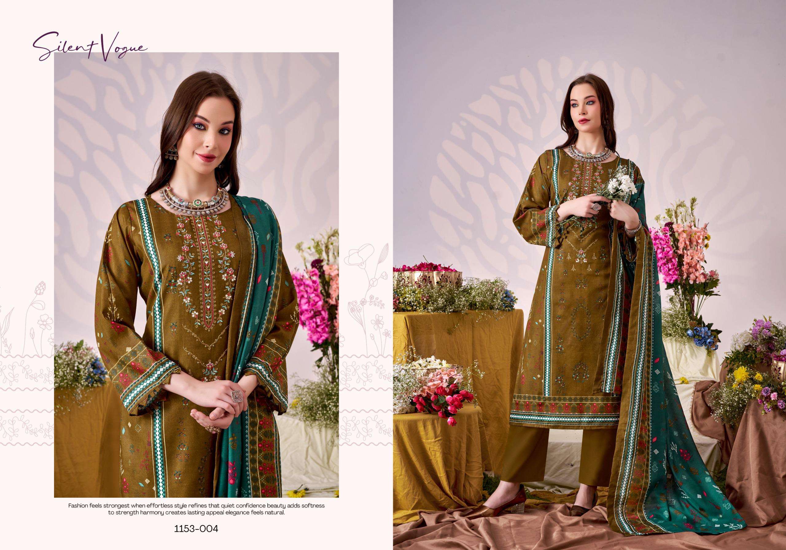 ROMANI BIN KAREEM VOL 5 COTTON DIGITAL PRINT WITH FANCY WORK SUIT	