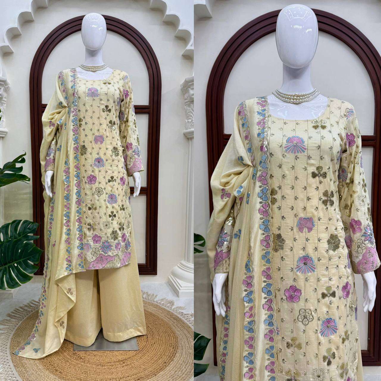 RTC 6030 SILK HEAVY GORGEOUS LOOK DESIGNER PARTY WEAR LADIES SUIT