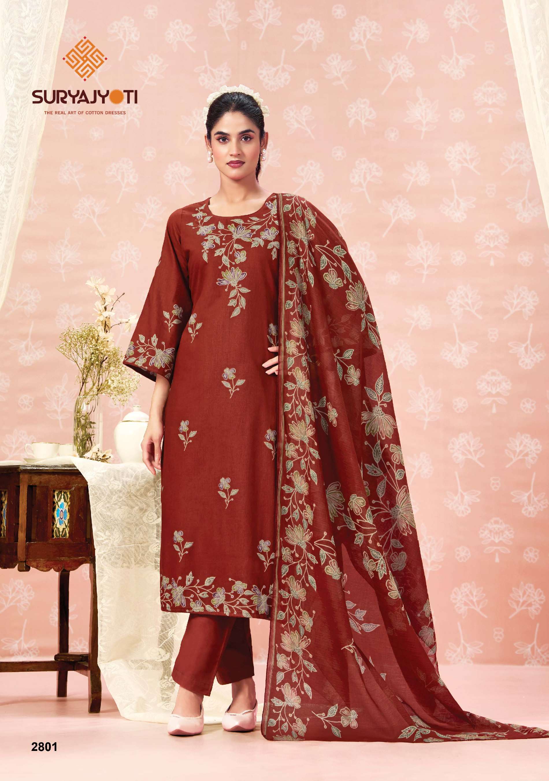 SURYAJYOTI NARGIS VOL 28 COTTON PRINTED SALWAR SUIT