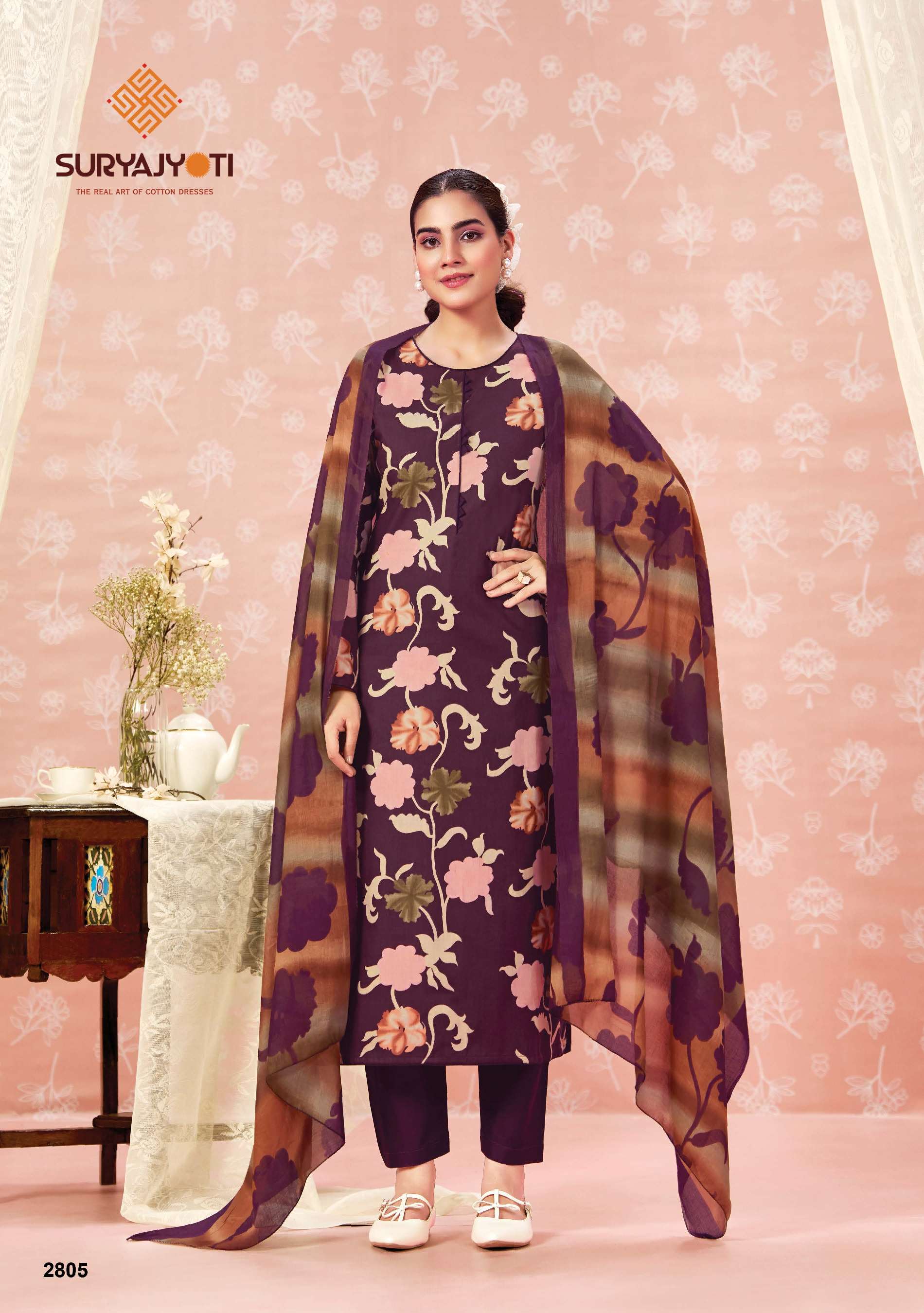 SURYAJYOTI NARGIS VOL 28 COTTON PRINTED SALWAR SUIT
