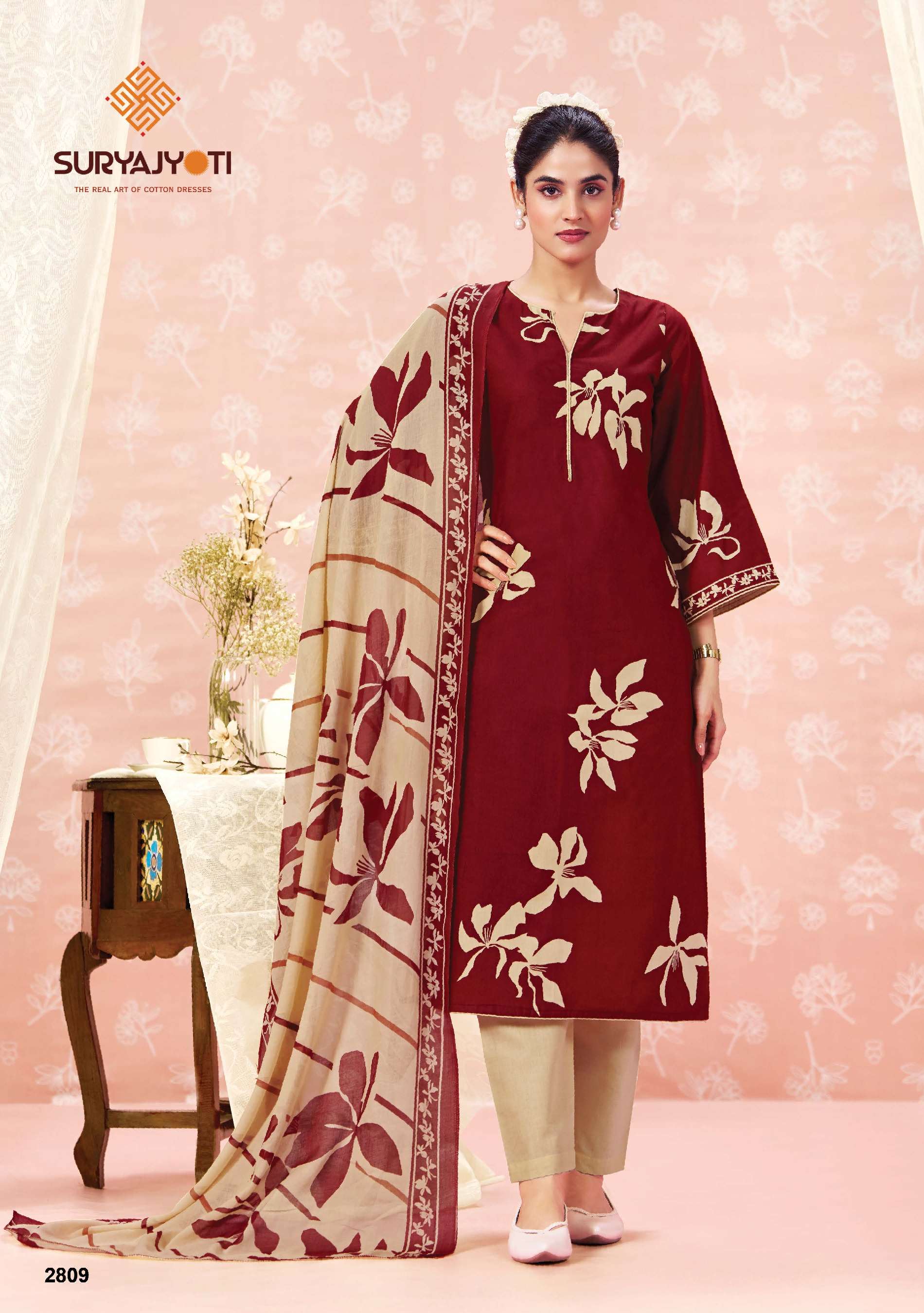SURYAJYOTI NARGIS VOL 28 COTTON PRINTED SALWAR SUIT