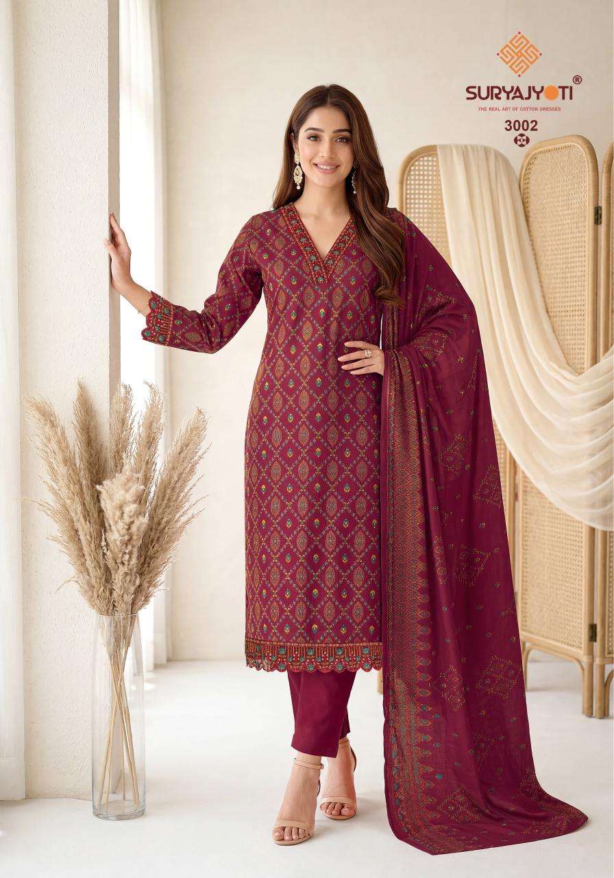 SURYAJYOTI  PARIZA ADVANCE VOL 3 READY MADE COLLECTION 