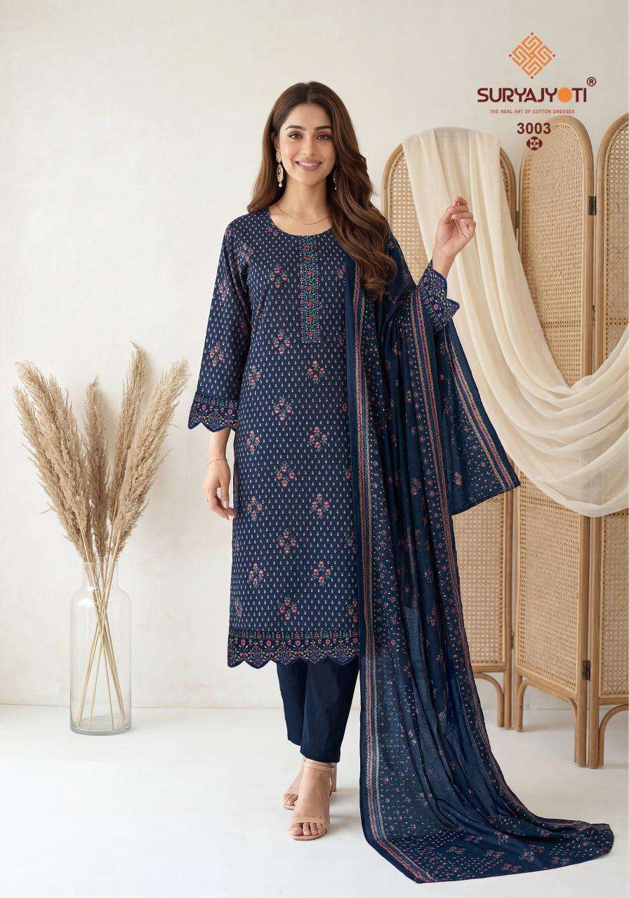 SURYAJYOTI  PARIZA ADVANCE VOL 3 READY MADE COLLECTION 