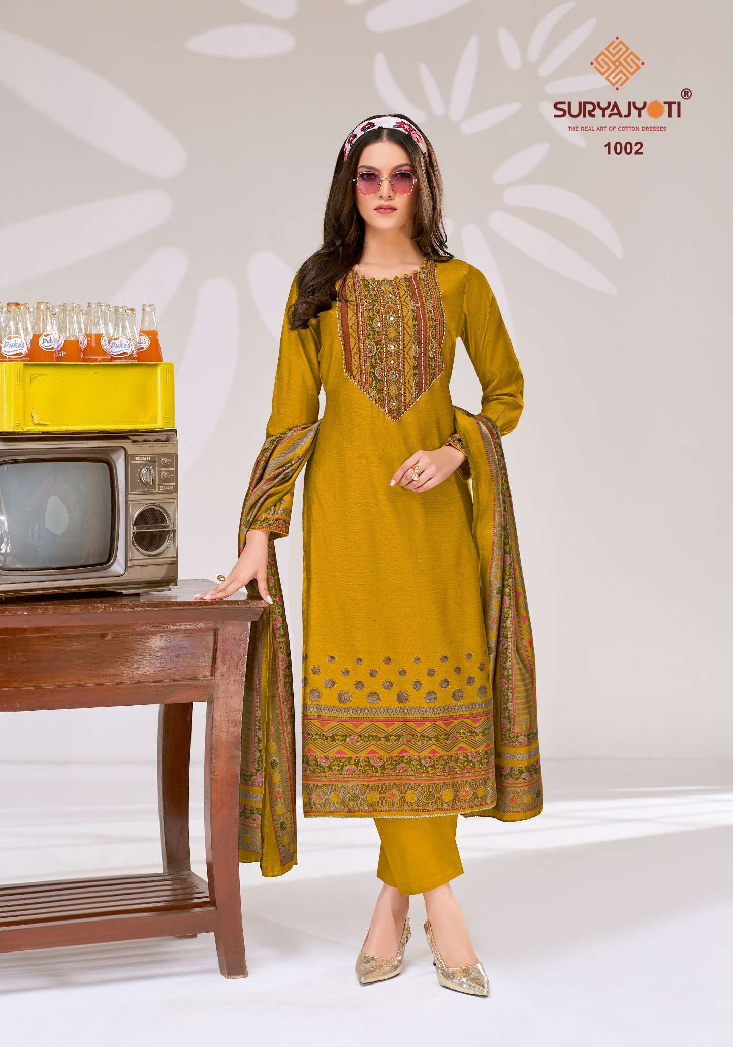 SURYAJYOTI PRISHA VOL 1 MODAL SILK FABRIC FANCY WORKS LADIES SALWAR SUIT
