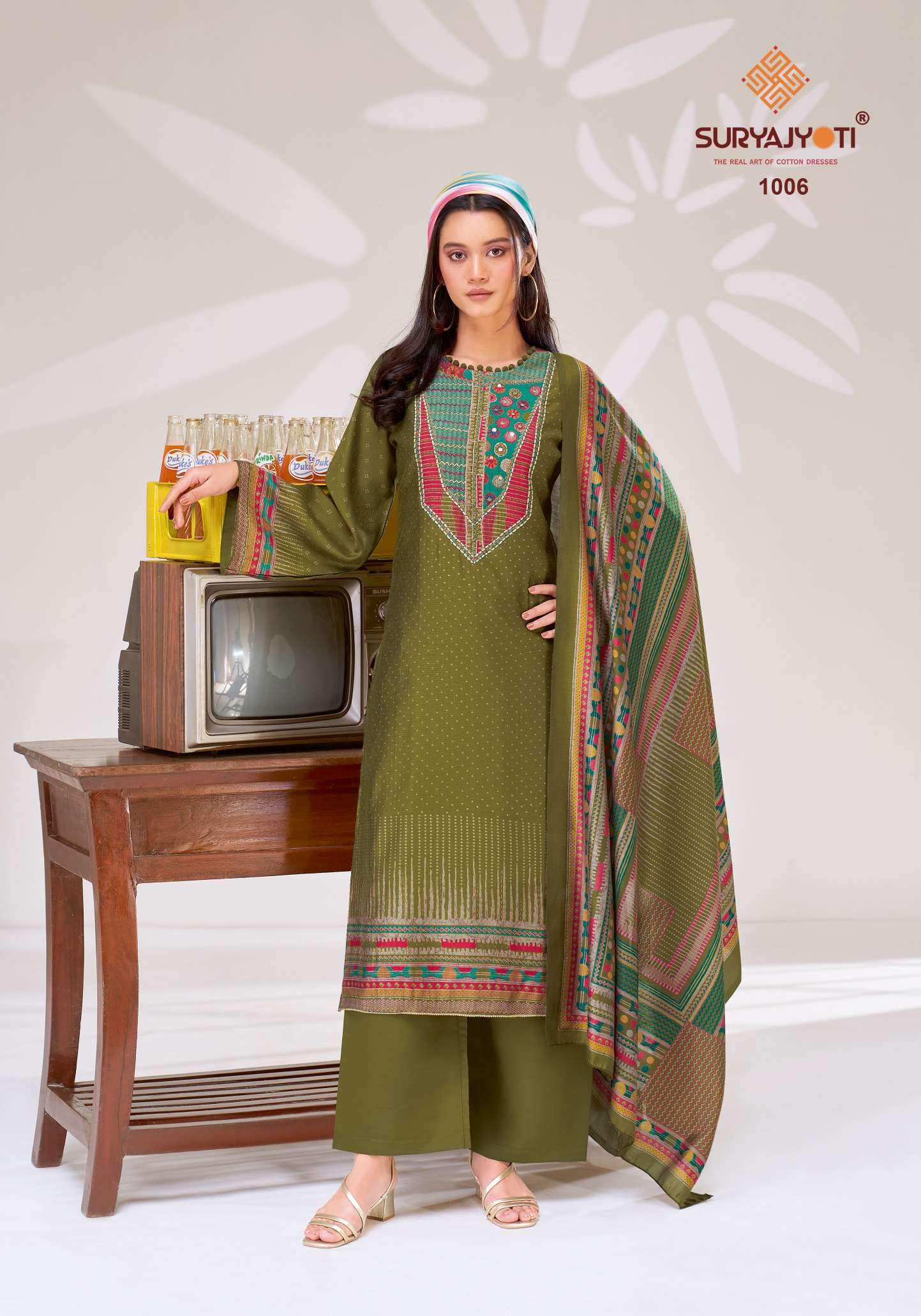 SURYAJYOTI PRISHA VOL 1 MODAL SILK FABRIC FANCY WORKS LADIES SALWAR SUIT