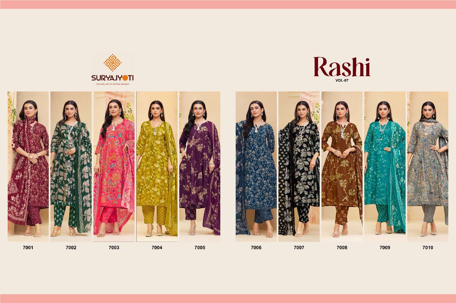 SURYAJYOTI RASHI VOL 7 READY MADE COLLECTION 
