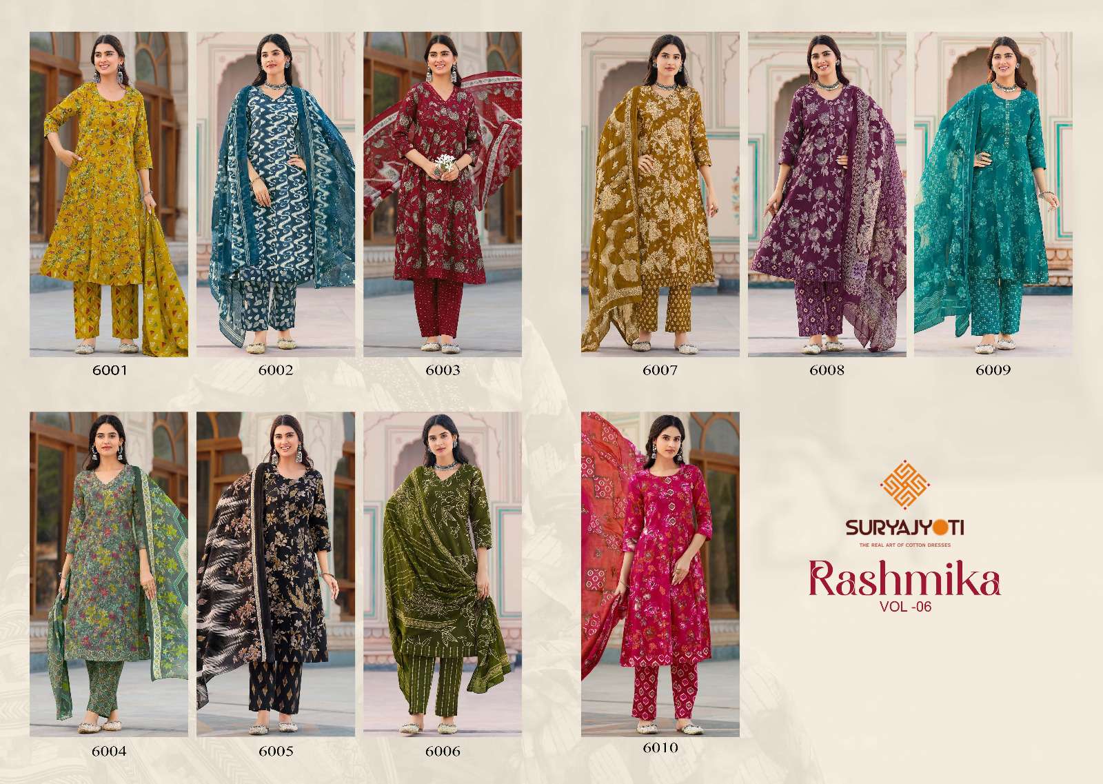 SURYAJYOTI RASHMIKA VOL 6 READY MADE COLLECTION 