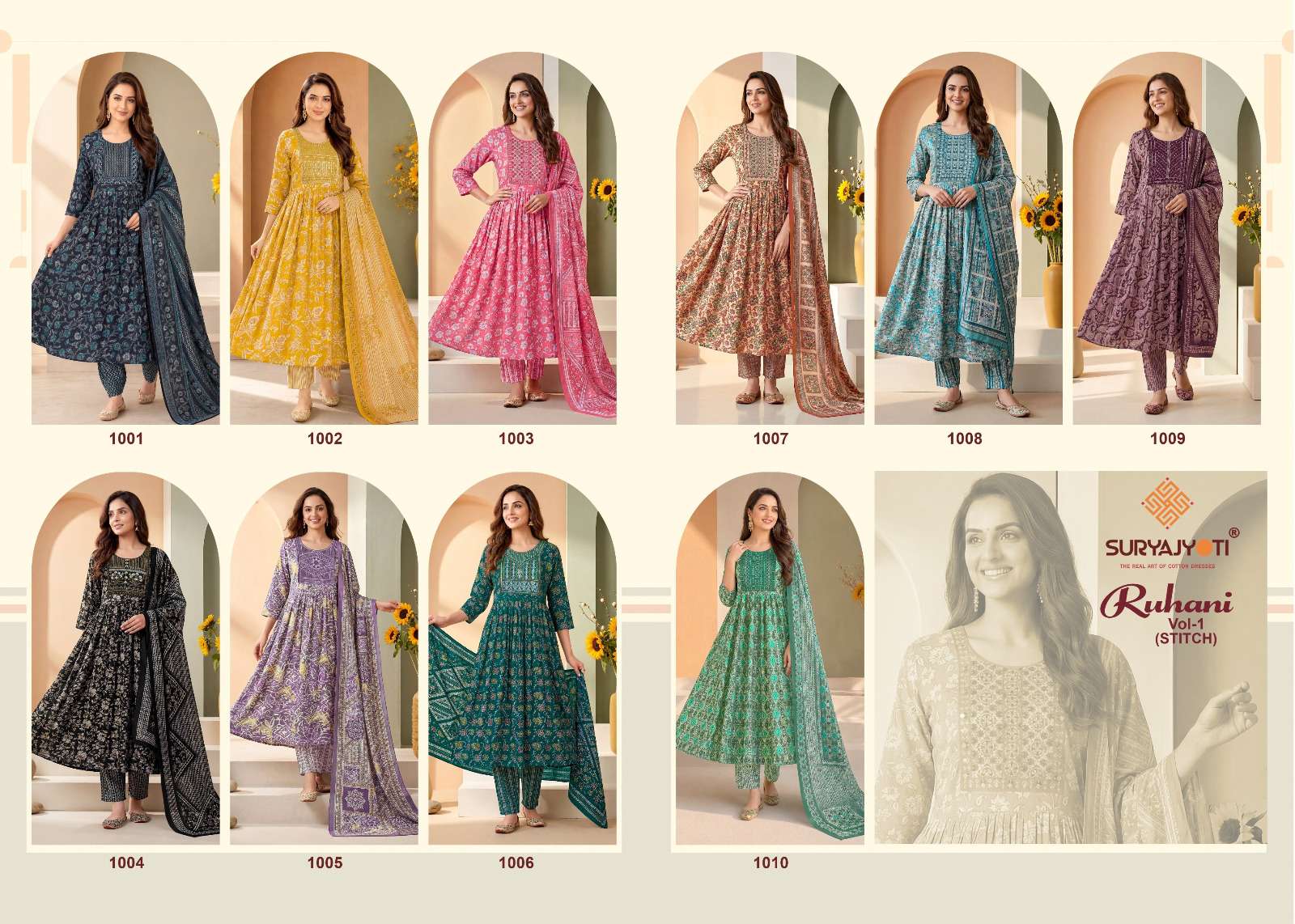SURYAJYOTI RUHANI VOL 1 STITCH COLLECTION 