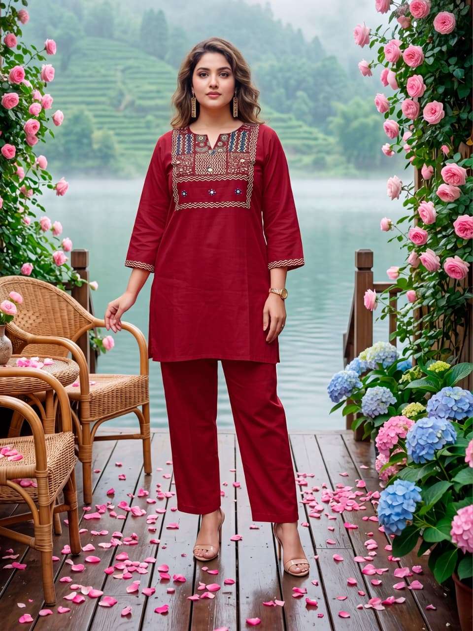 TIPS AND TOPS SENORITA VOL 2 COTTON FANCY WORKS LADIES CORD SET COLLECTION 