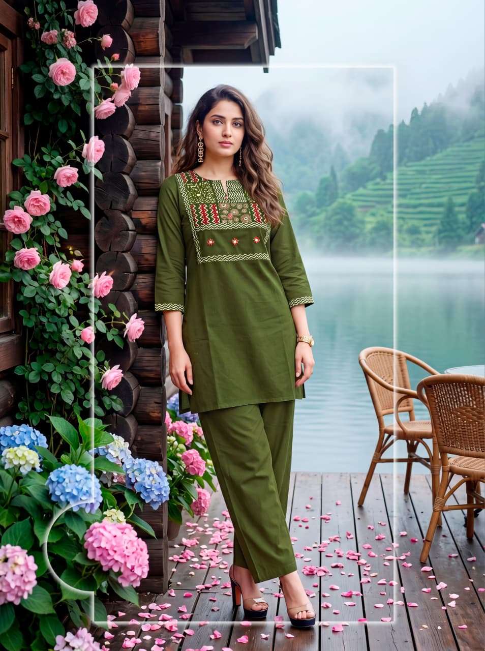 TIPS AND TOPS SENORITA VOL 2 COTTON FANCY WORKS LADIES CORD SET COLLECTION 
