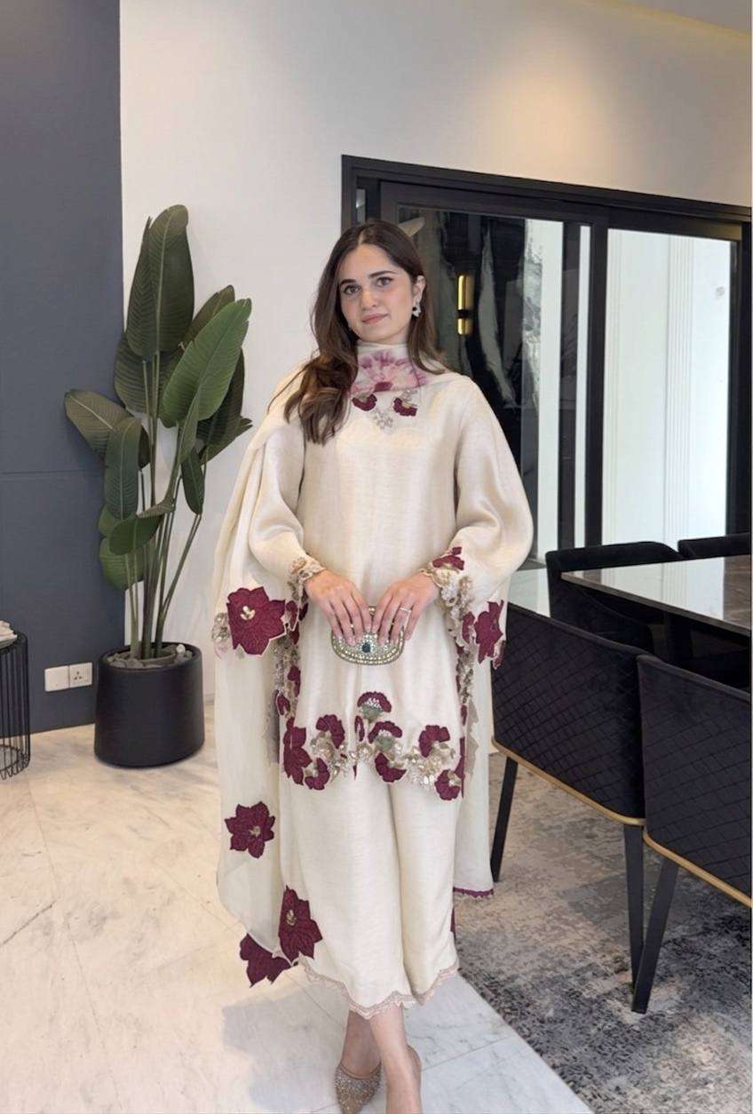 ZSR 3171 ROMAN SILK FABRICS GORGEOUS LOOK DESIGNER LADIES SUIT