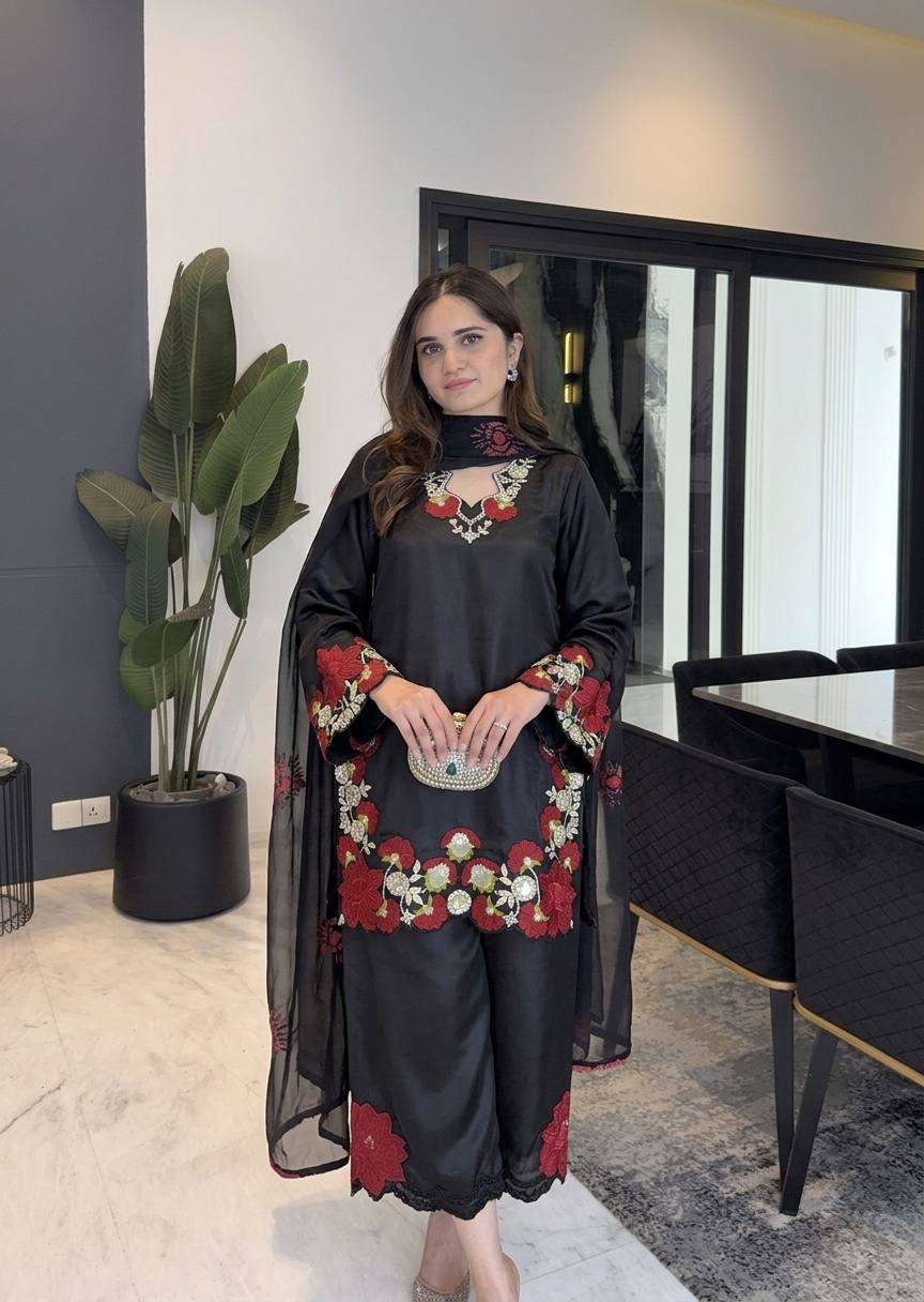 ZSR 3171 ROMAN SILK FABRICS GORGEOUS LOOK DESIGNER LADIES SUIT