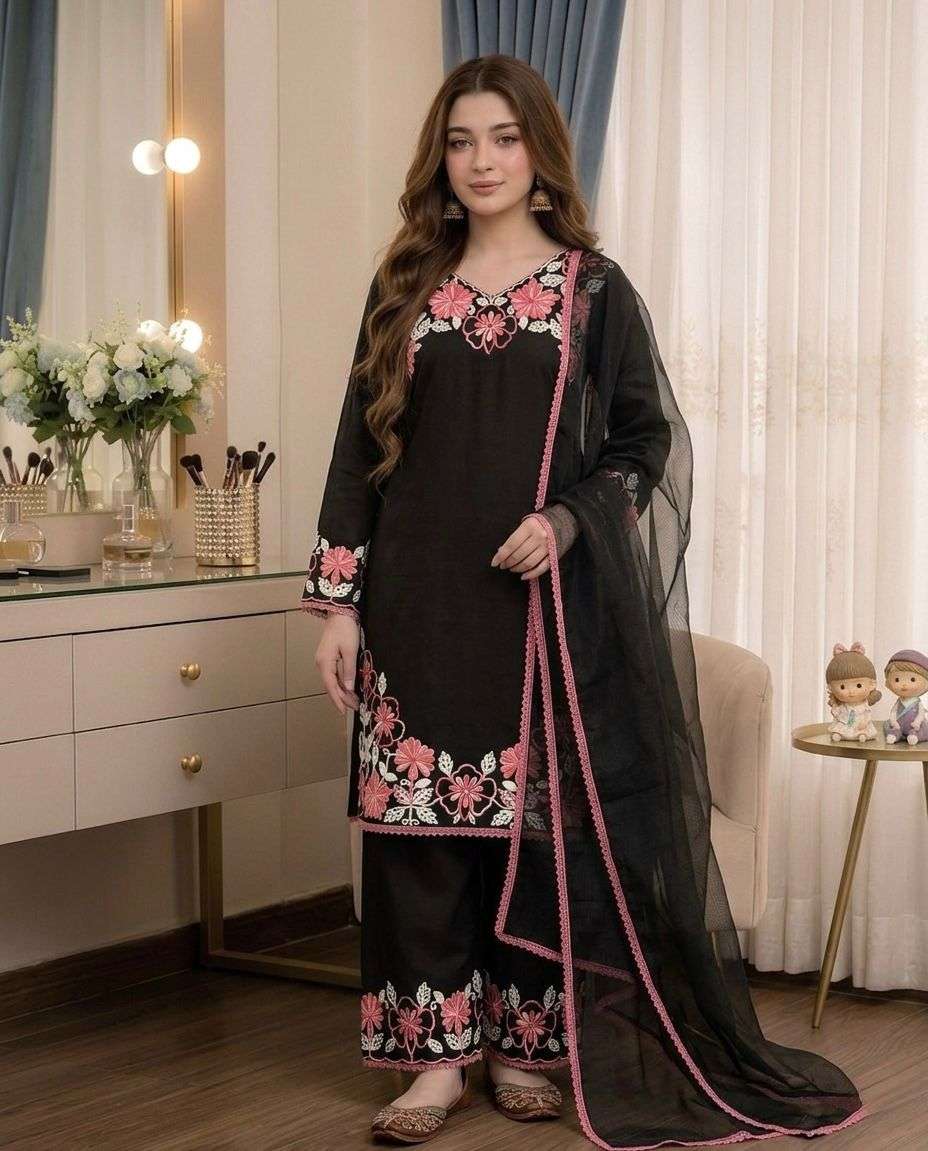 AD 235 RAYON FANCY DESIGNER LOOK PARTY WEAR LADIES TOP FARSHI PLAZZO AND DUPATTA SET 
